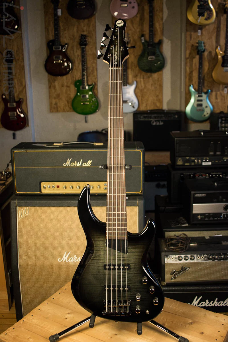 MTD Kingston Saratoga DLX Trans Black Burst 5 String - Image 2