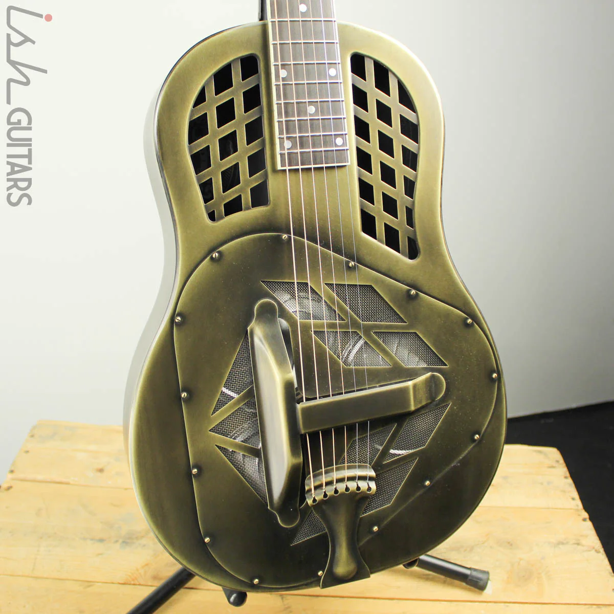 National Reso-Phonic Antique Brass TriCone #2 B-STOCK