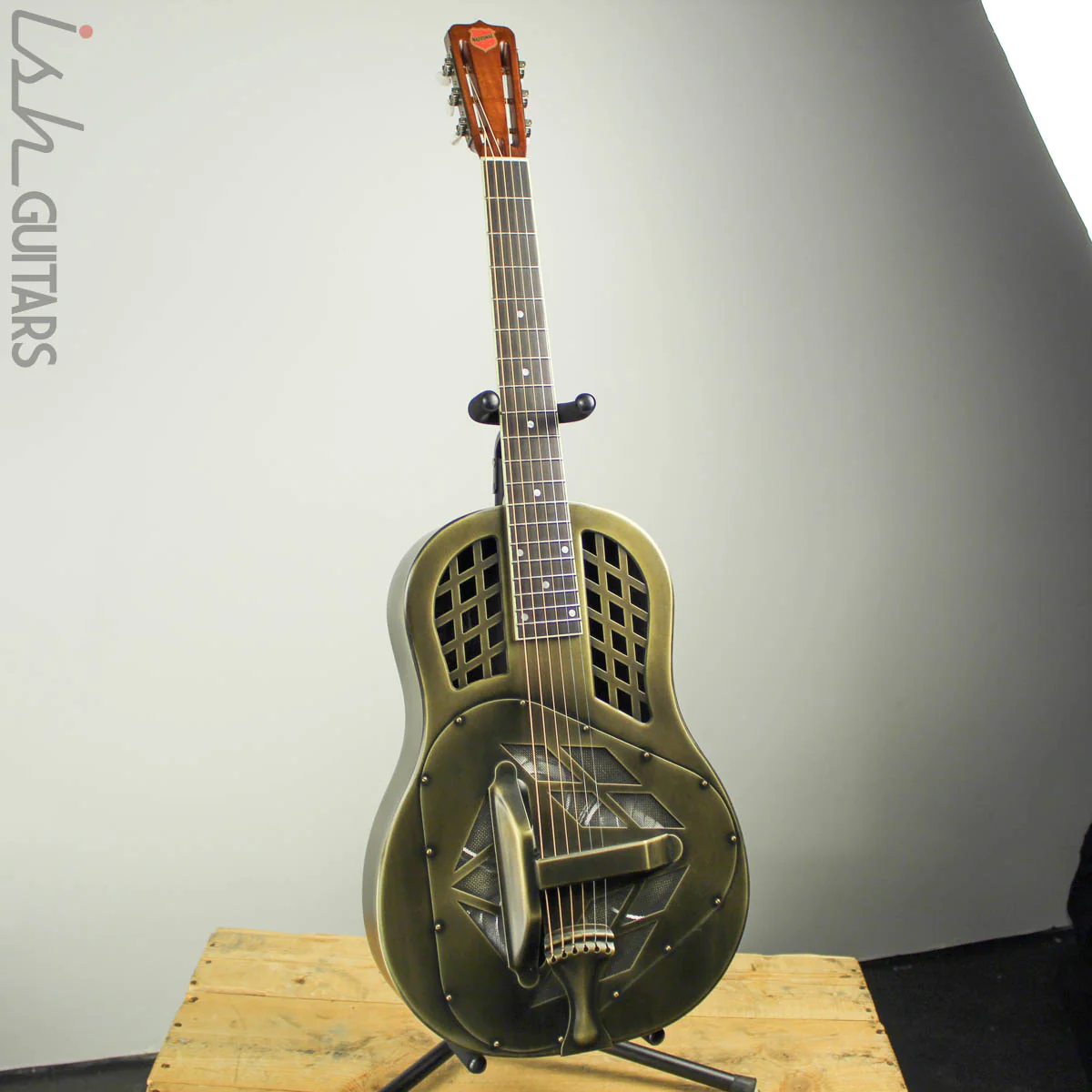 National Reso-Phonic Antique Brass TriCone #2 B-STOCK - Image 2