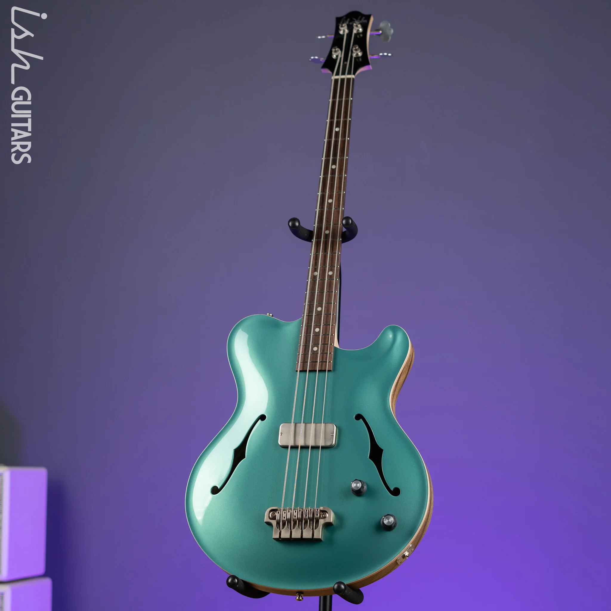 Nik Huber Rietbergen 4-String Bass Turquoise Green - Image 2