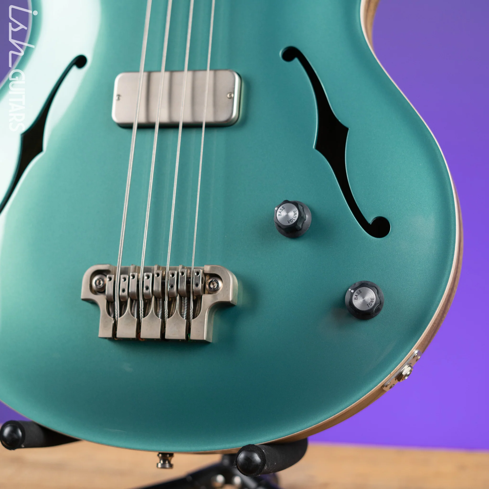 Nik Huber Rietbergen 4-String Bass Turquoise Green - Image 4