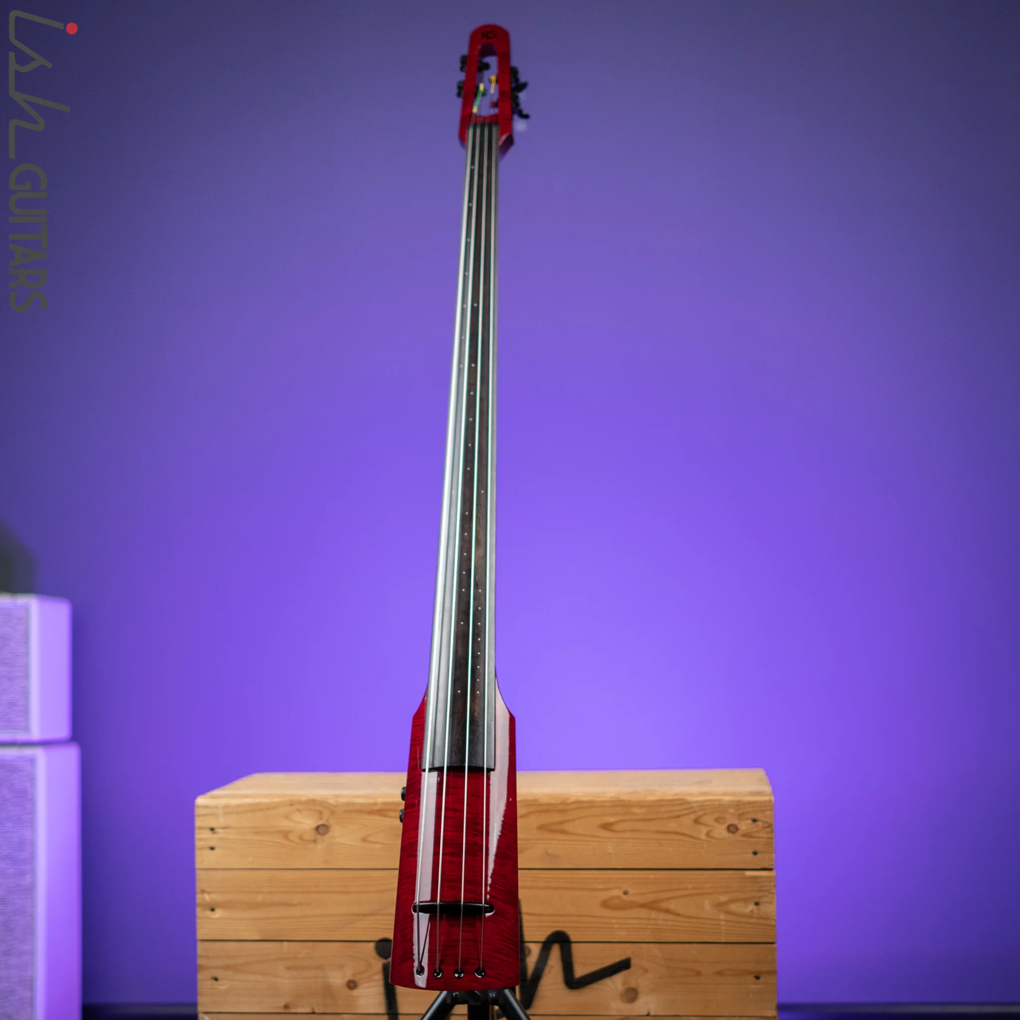 NS Design Wav 4 Electric Upright Bass Cherry - Image 2