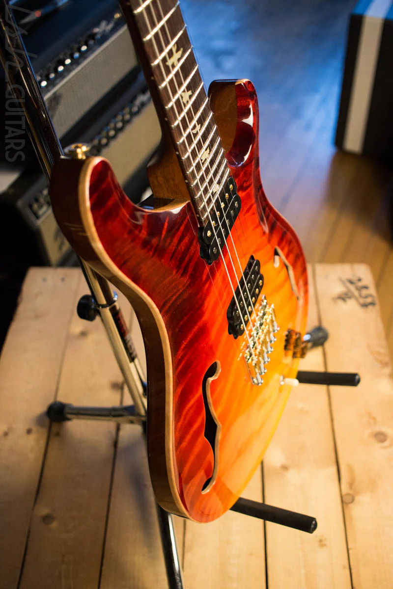 2018 Paul Reed Smith PRS Private Stock Custom 24 Multi Scale "Spirit" Double Semi-Hollow (DEMO VIDEO) - Image 9