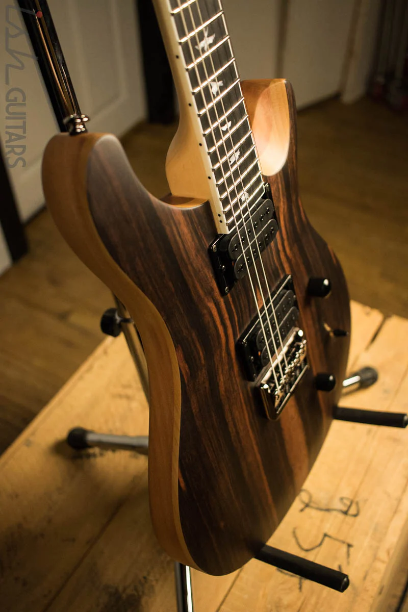 Paul Reed Smith PRS Mark Holcomb SE Macassar Ebony Natural Satin Ish Guitars Exclusive #19 - Image 6
