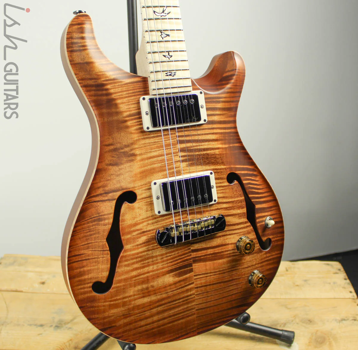 Paul Reed Smith Wood Library Hollowbody I 10 Top Copperhead Burst