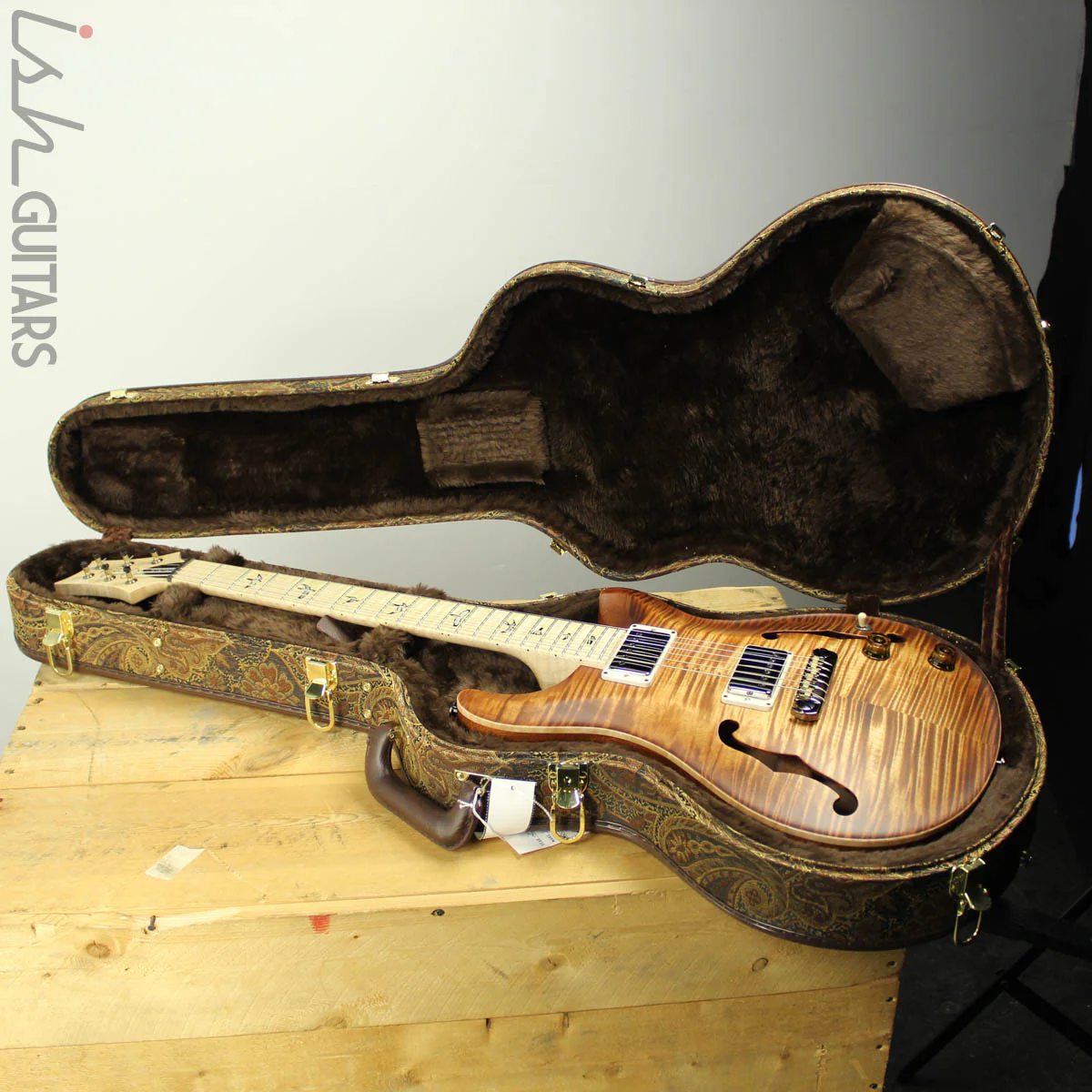 Paul Reed Smith Wood Library Hollowbody I 10 Top Copperhead Burst - Image 13