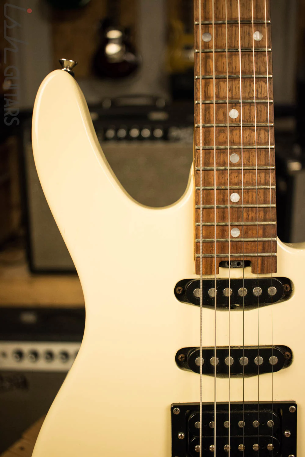 1998 White Peavey Firenza JX Electric Guitar - Image 3