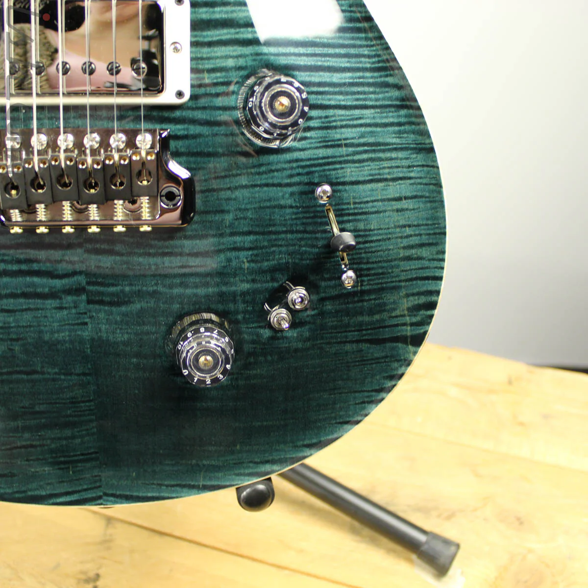 2018 Paul Reed Smith PRS Special 22 Semi-Hollow Wood Library Artist Top Black Slate - Image 3