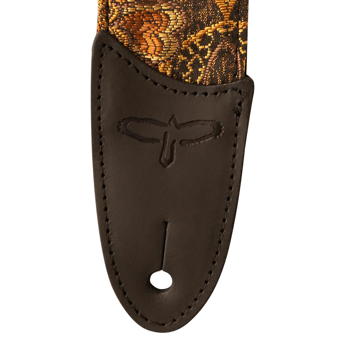 PRS 2" Brown Paisley Nylon Guitar Strap - Image 3