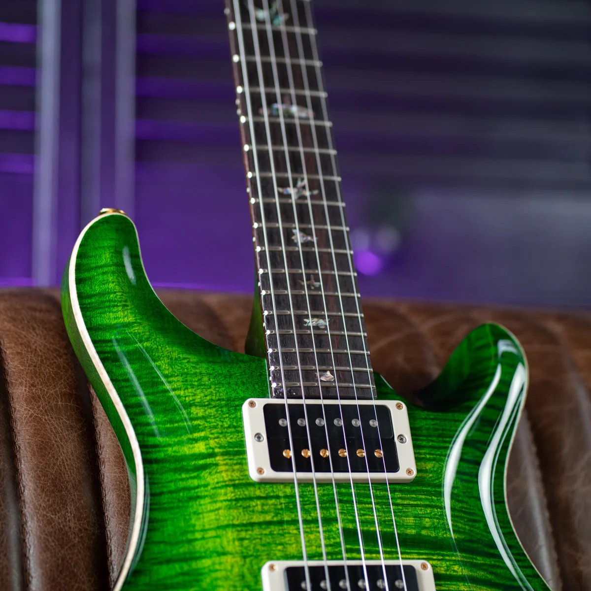 PRS 35th Anniversary Custom 24 Eriza Verde w/ Toned Back 10 Top - Image 5
