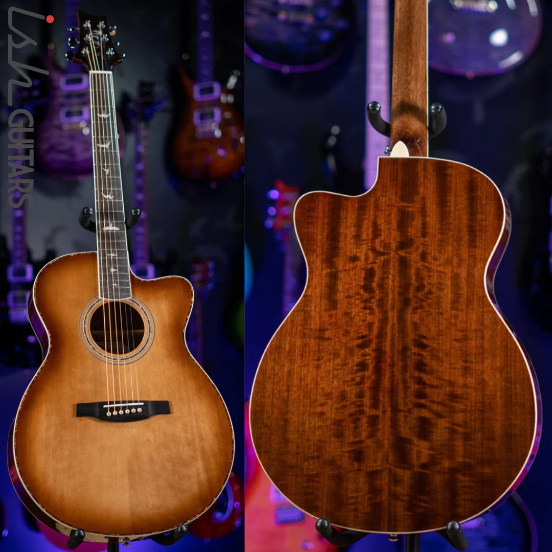 PRS Angelus A40E Acoustic-Electric Guitar Tobacco Sunburst