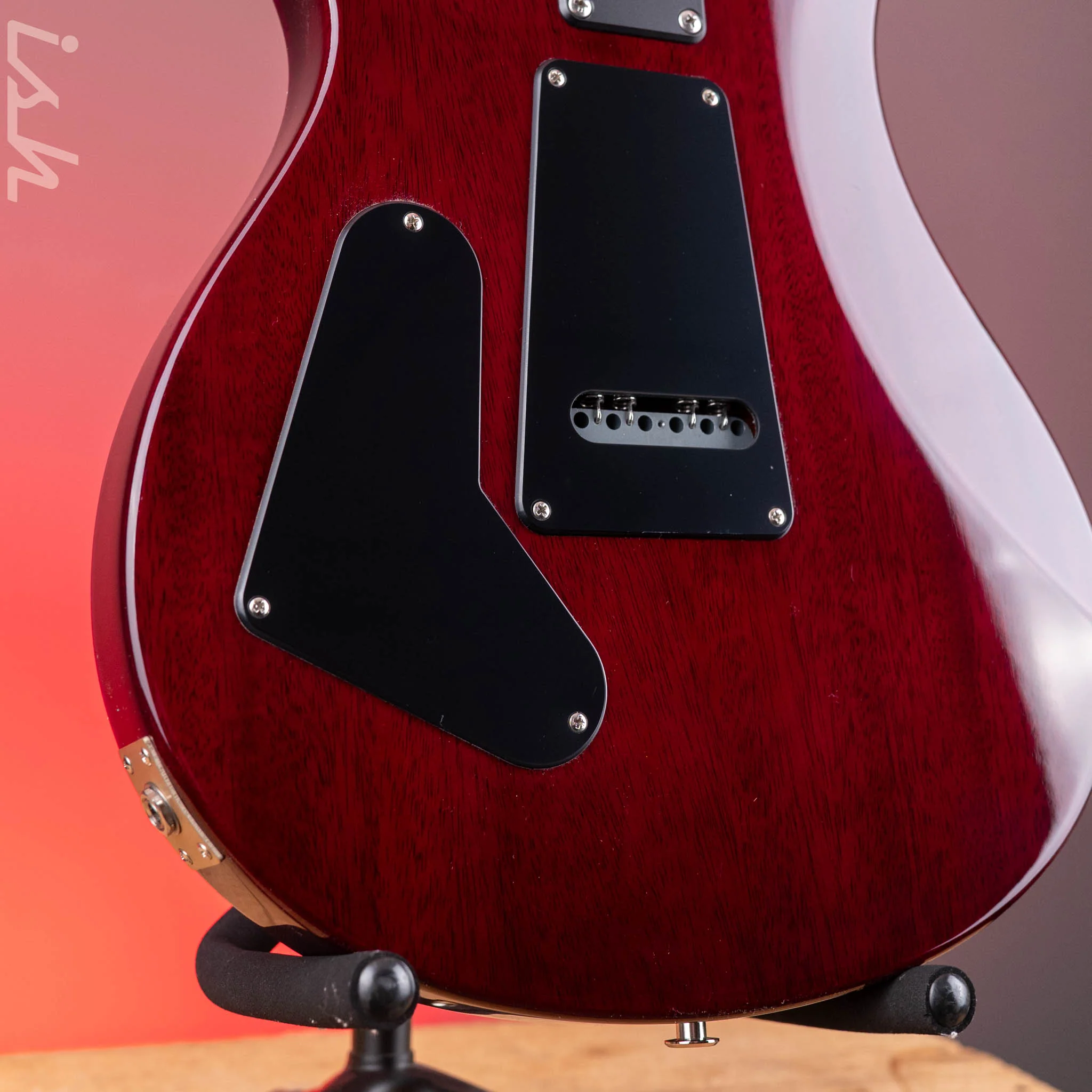 PRS CE 24 Electric Guitar - Faded Gray Black Purple Wraparound Smokeburst - Image 10