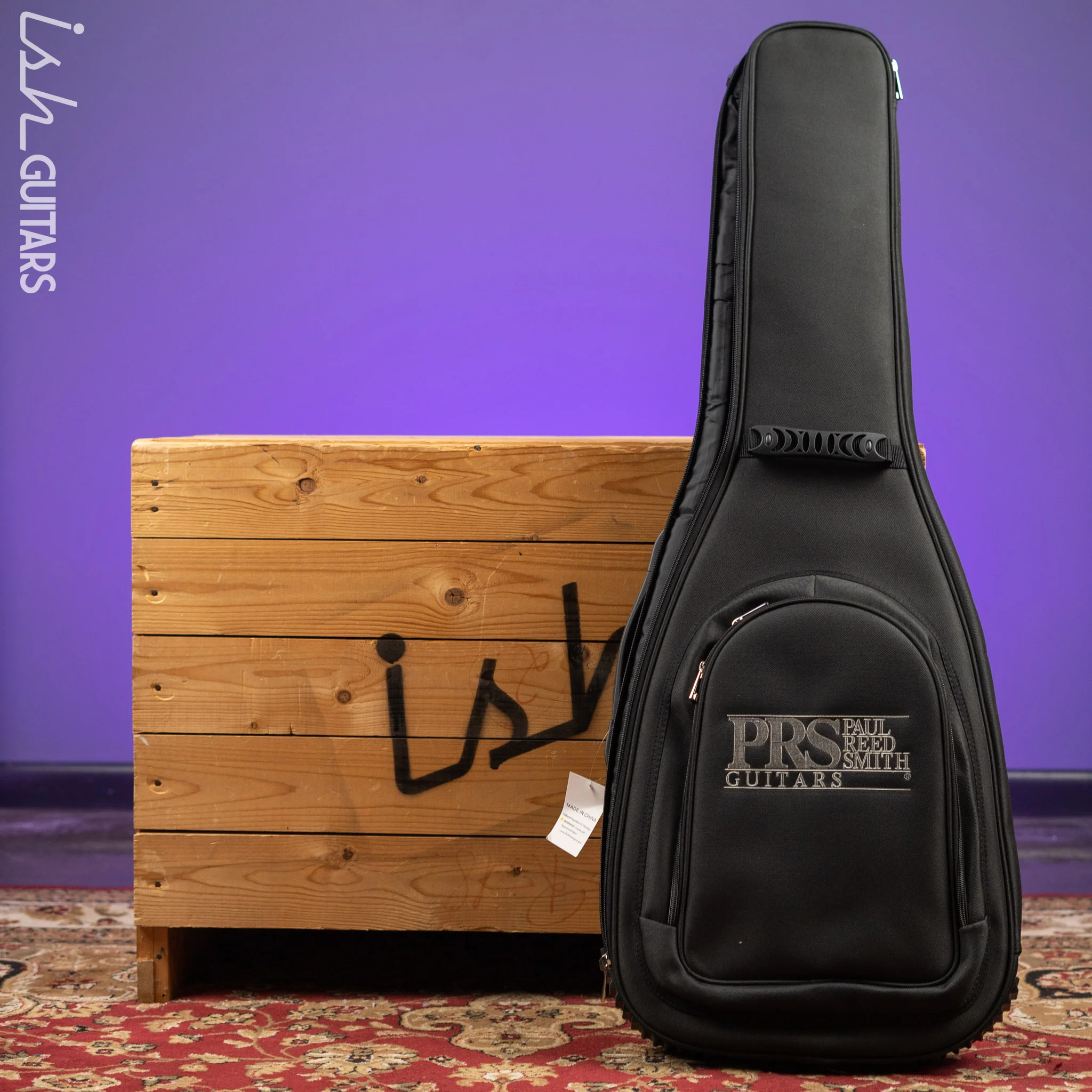 PRS CE 24 Electric Guitar - Faded Gray Black Purple Wraparound Smokeburst - Image 12