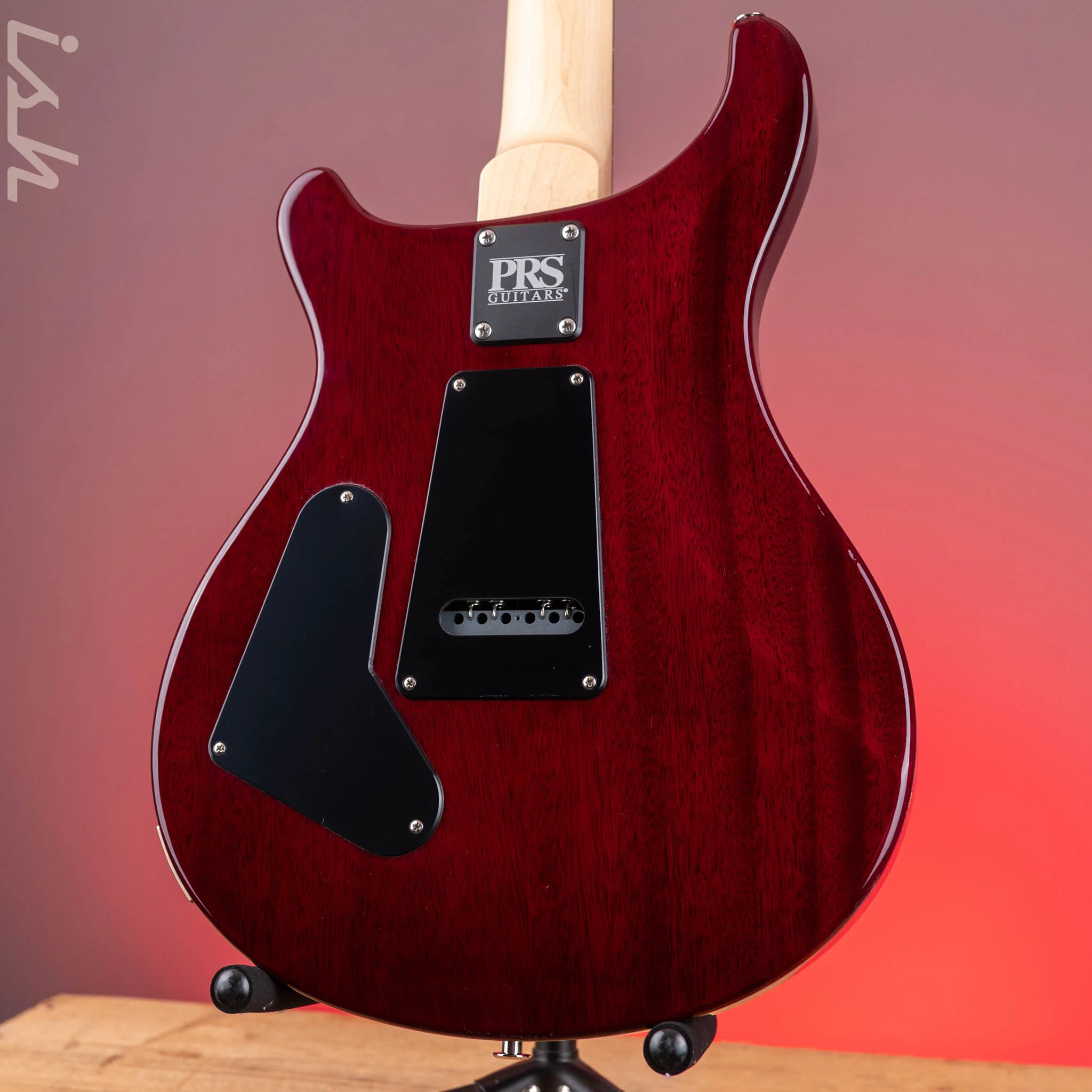 PRS CE 24 Electric Guitar - Faded Gray Black Purple Wraparound Smokeburst - Image 8