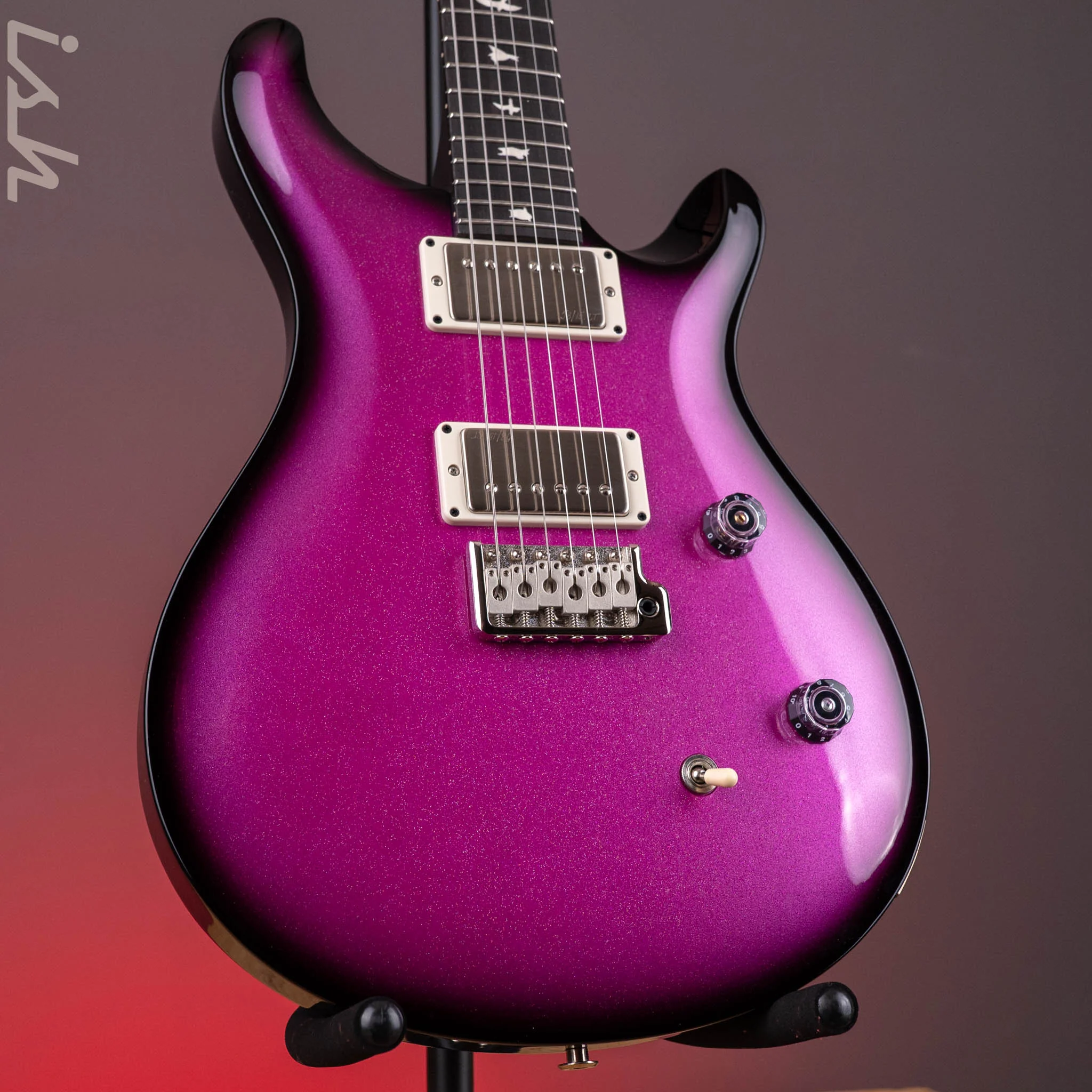 PRS CE 24 Pink Smokeburst Holoflake w/ Black Satin Neck Sprayer’s Choice