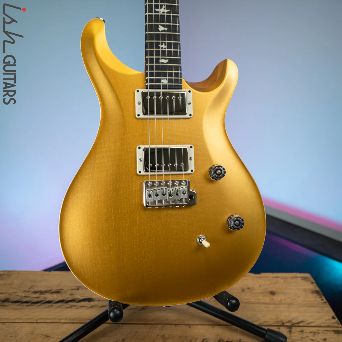 PRS CE 24 Satin Nitro 57/08 Ebony Fretboard Gold Top