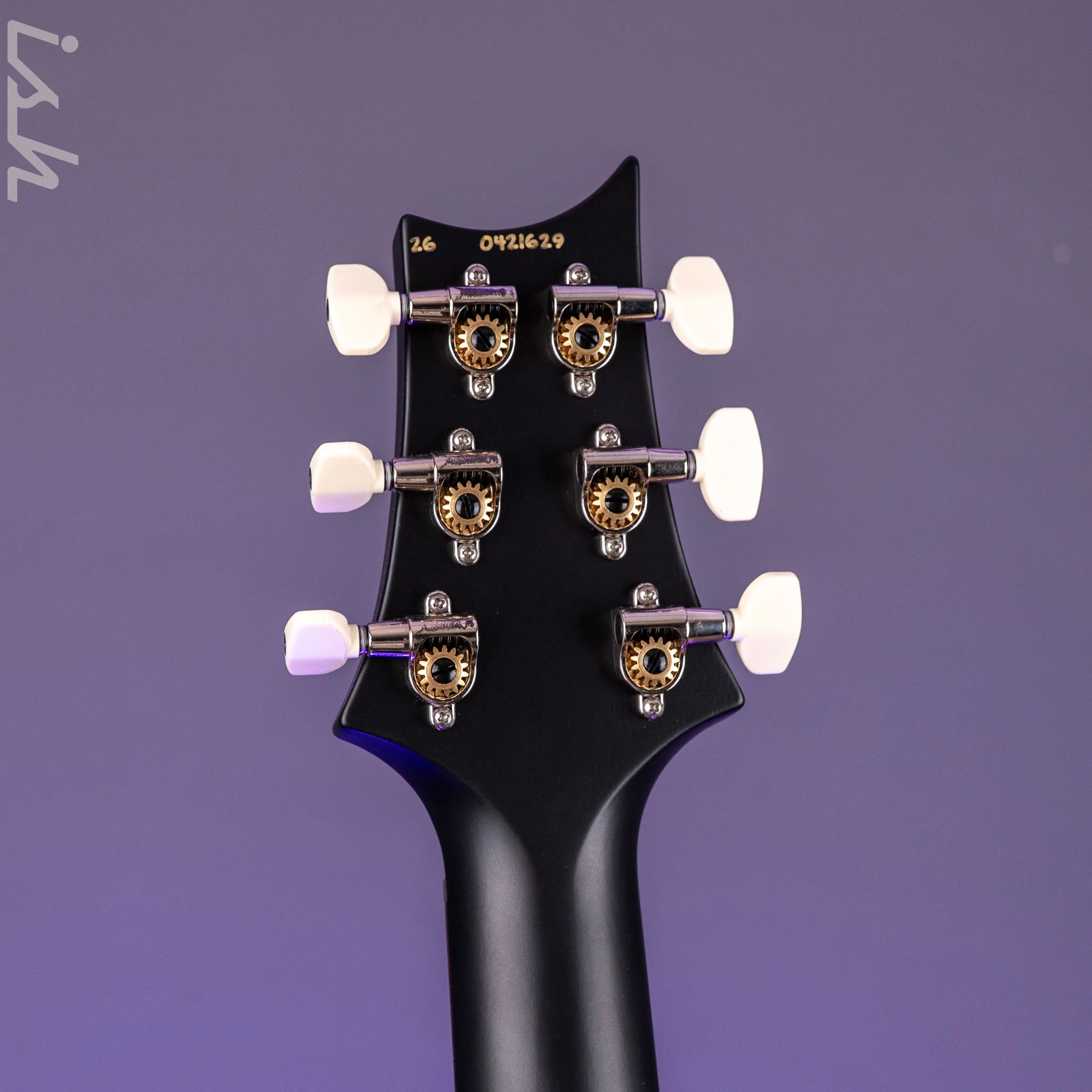 PRS CE 24 Silver Holoflake Sprayer's Choice w/ Black Satin Neck - Image 12