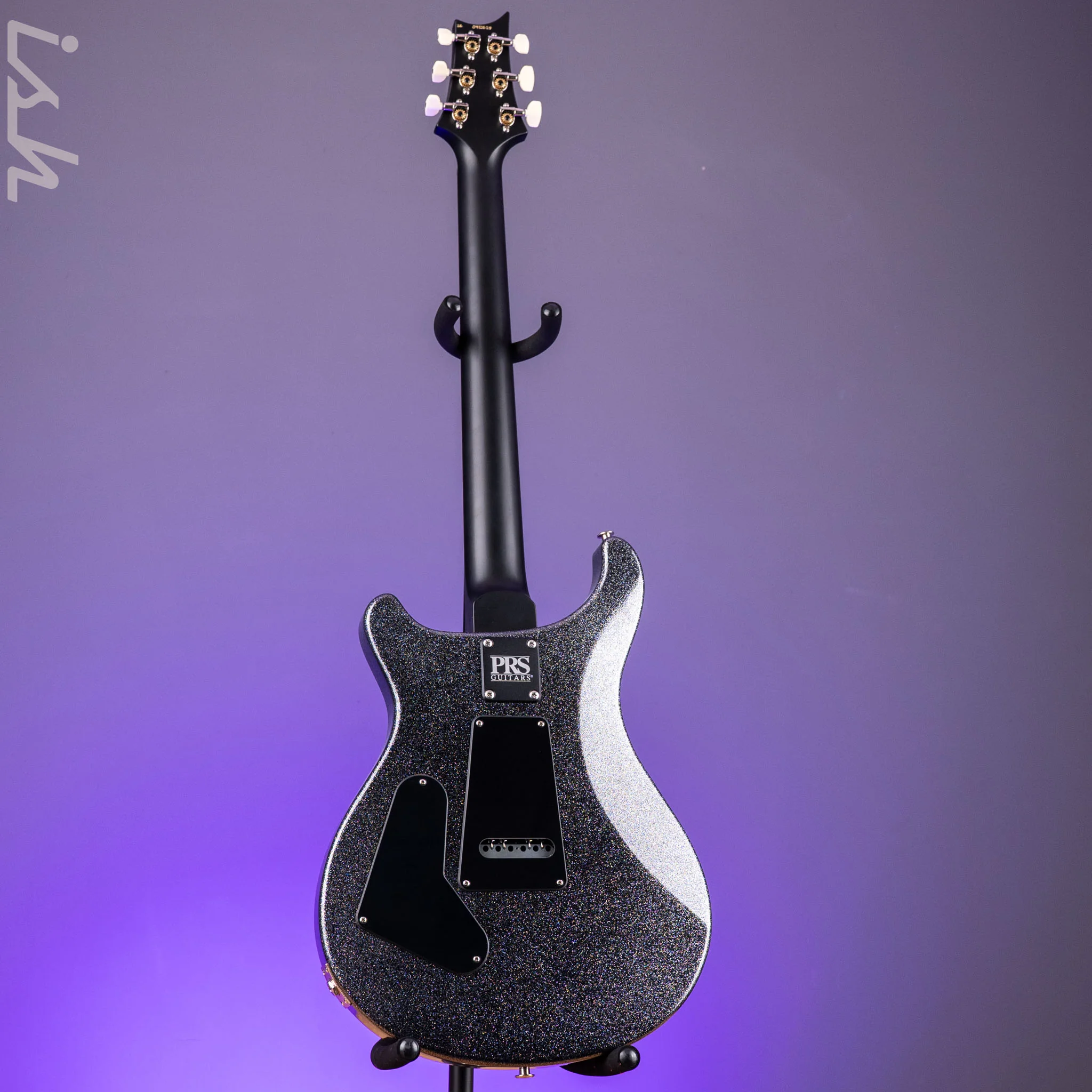 PRS CE 24 Silver Holoflake Sprayer's Choice w/ Black Satin Neck - Image 8