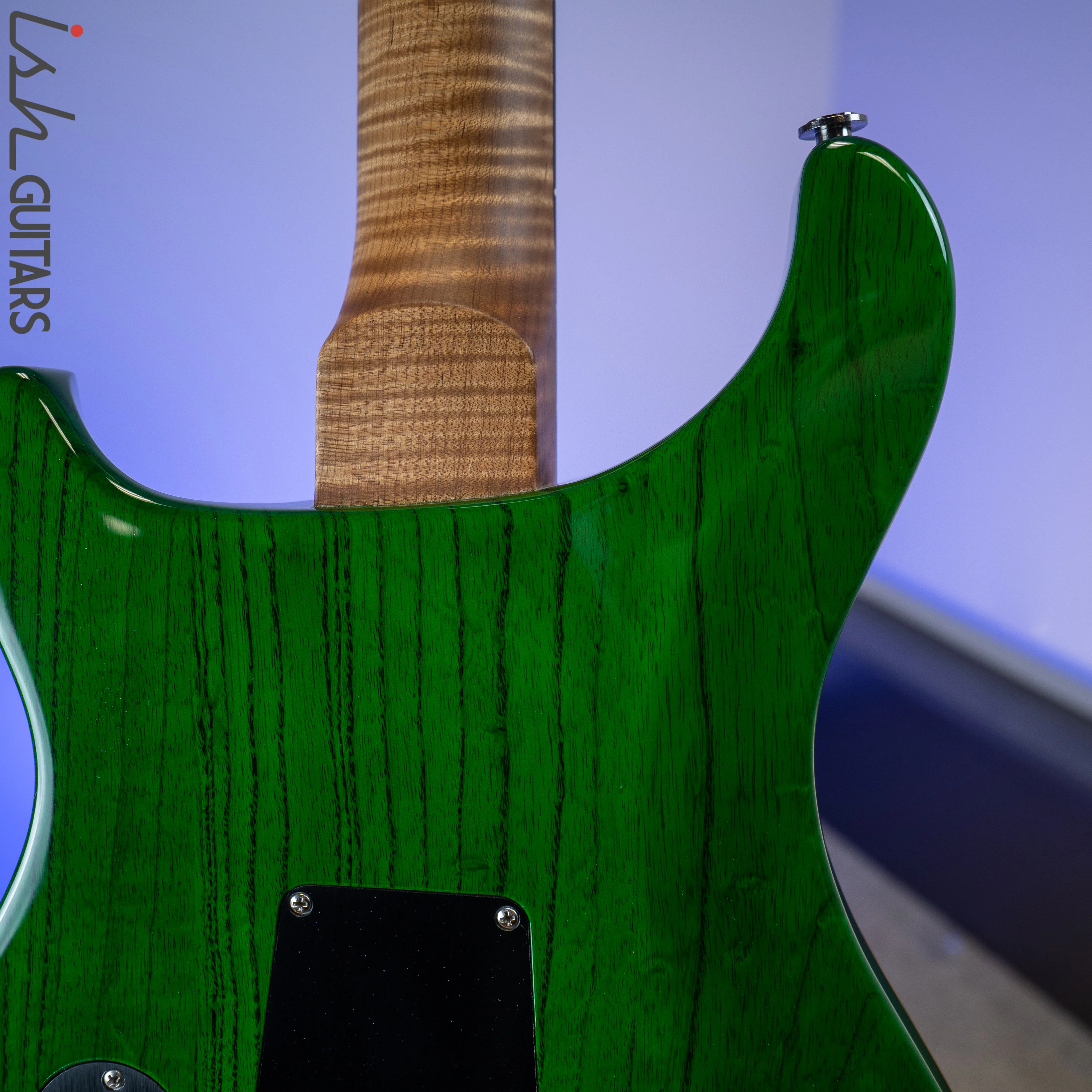 PRS Wood Library Custom 22 Soapbar Jade Green Burst Torrified Maple Neck - Image 10
