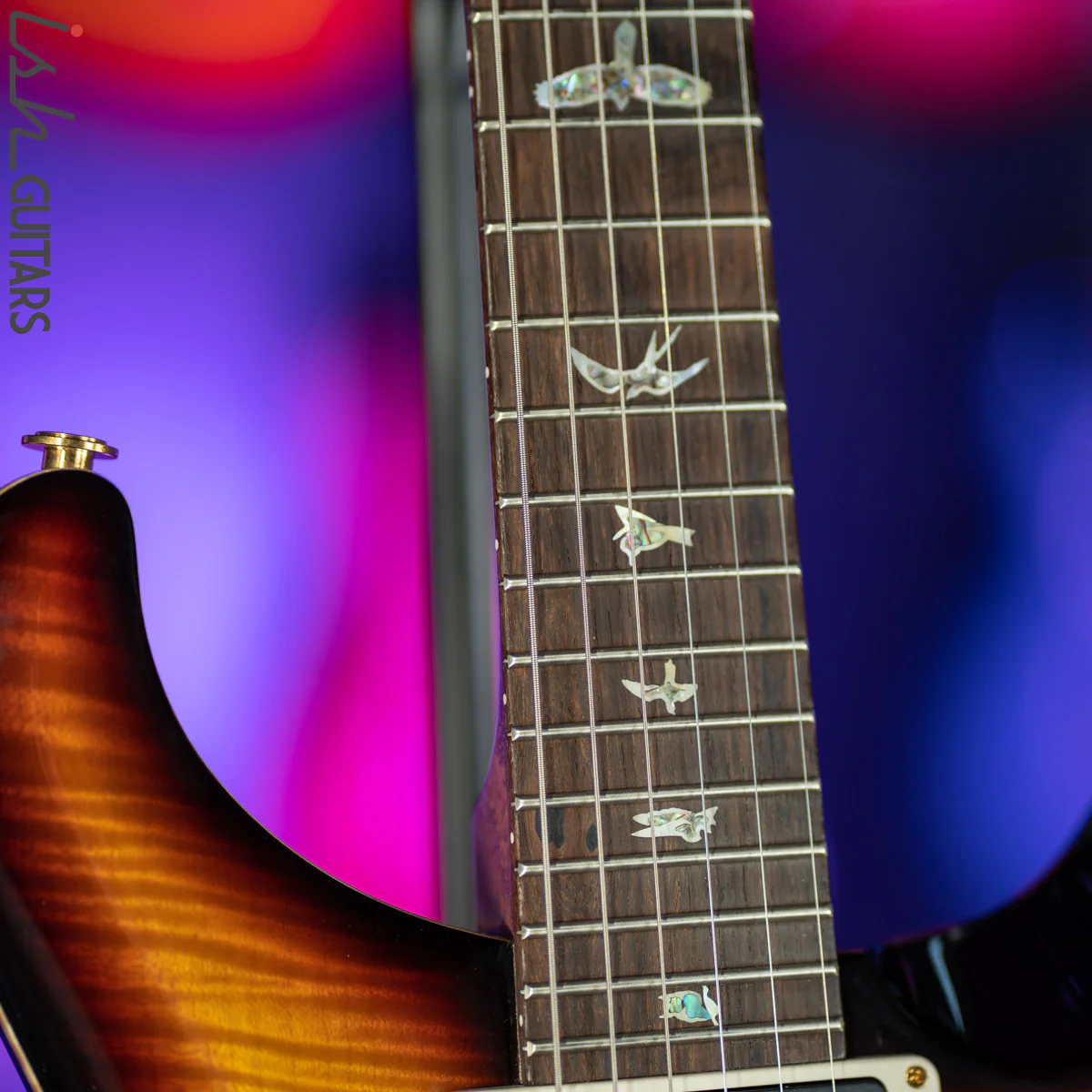 2018 PRS Custom 24 Artist Package Tri-Color Sunburst Rosewood Neck - Image 6