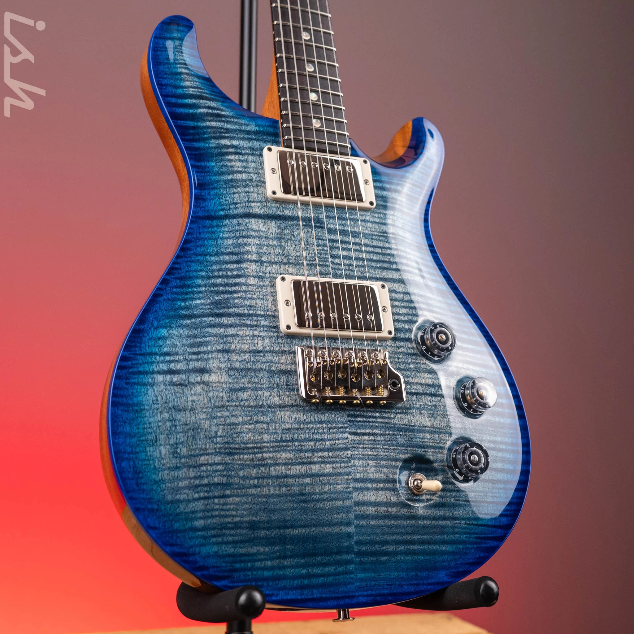 PRS DGT David Grissom Electric Guitar Blue Wrap Burst Demo
