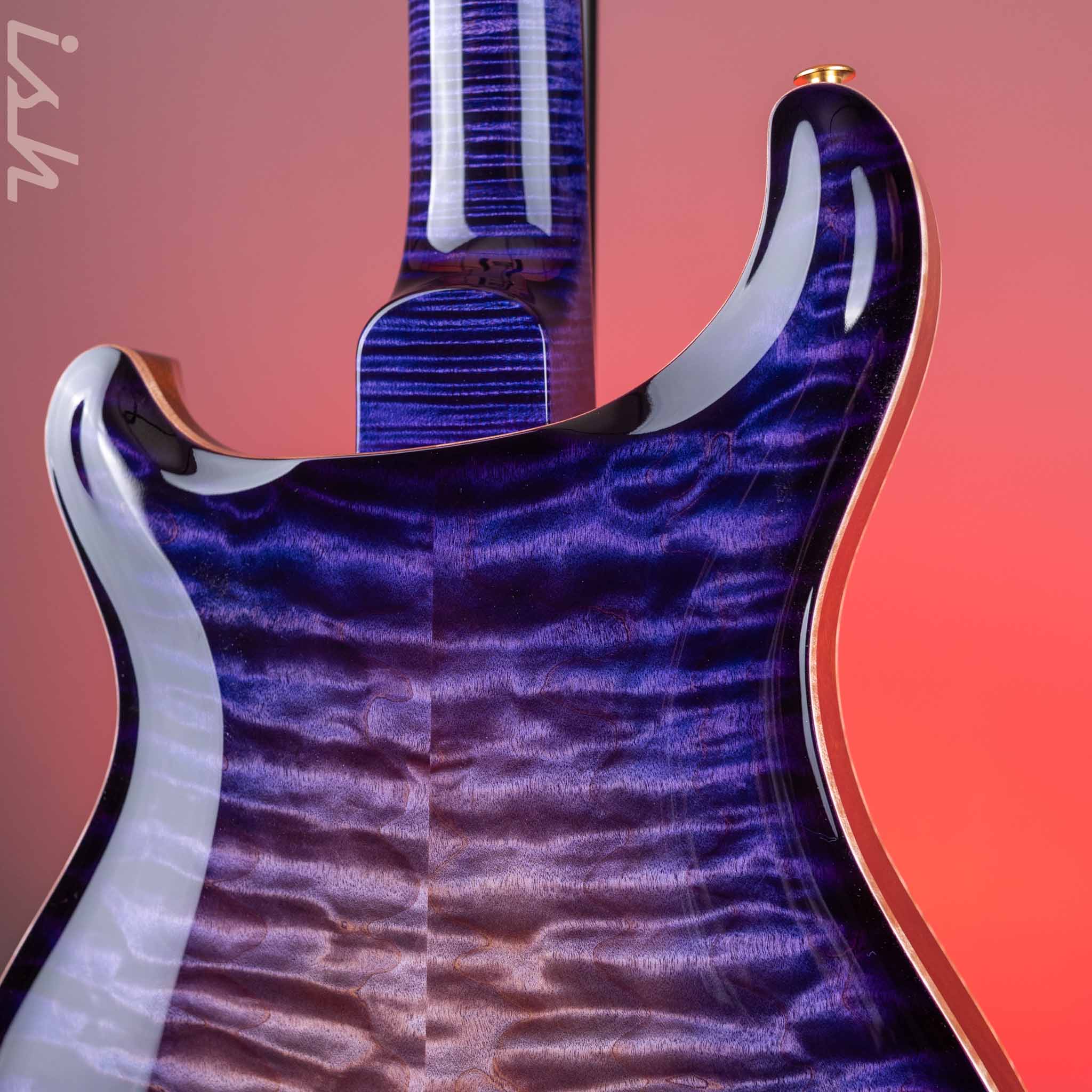 2024 PRS Employee Beverly Fowler Hollowbody II 594 Piezo 1-Off Aqua Violet Smokeburst - Image 11