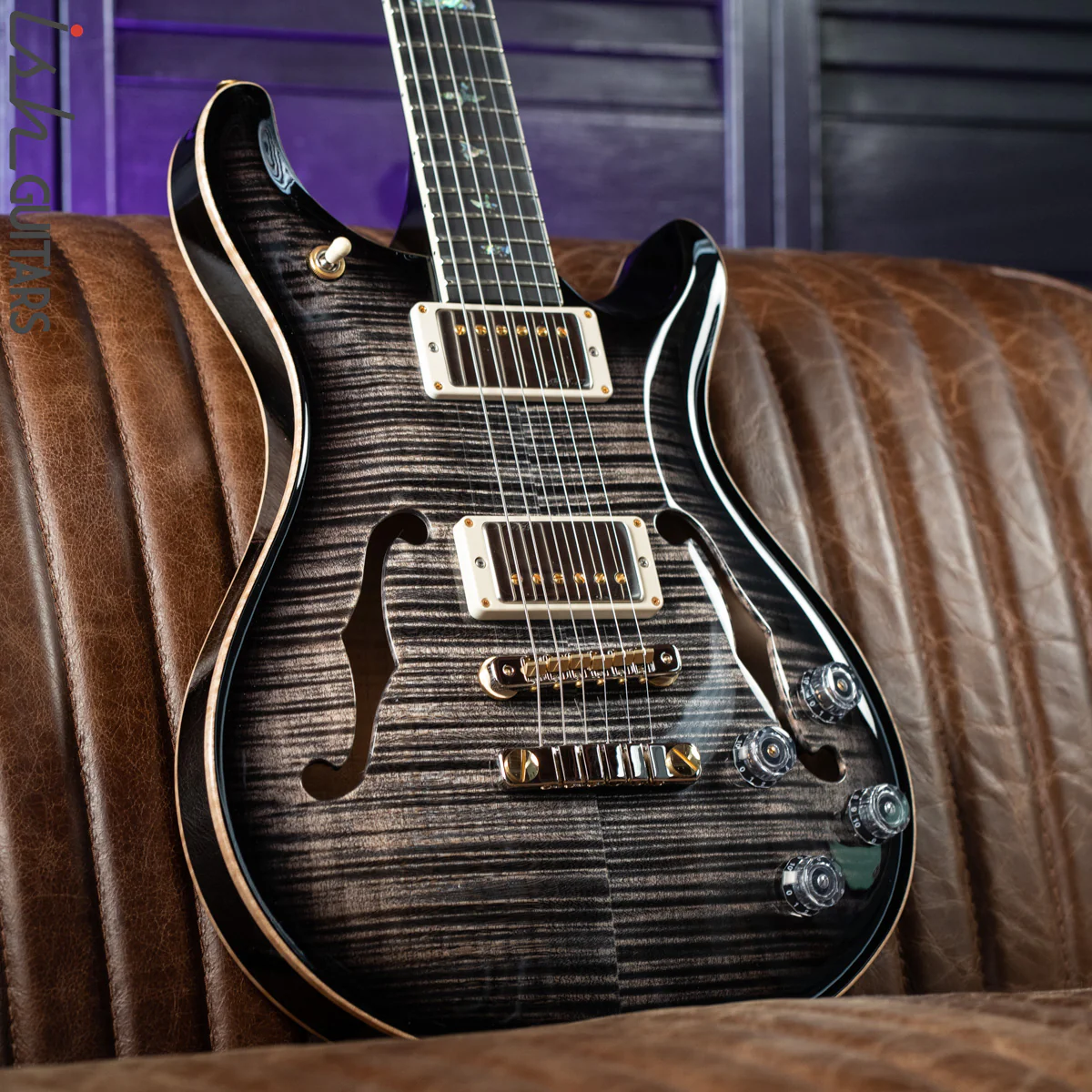 PRS McCarty 594 Hollowbody II Charcoal Burst 10 Top