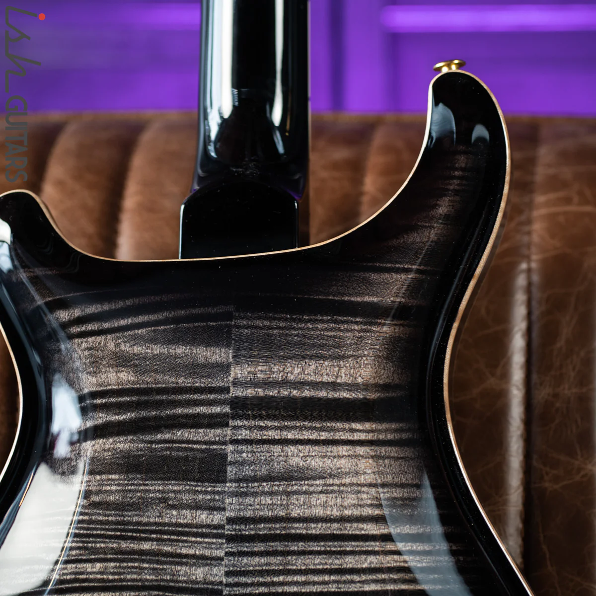 PRS McCarty 594 Hollowbody II Charcoal Burst 10 Top - Image 12