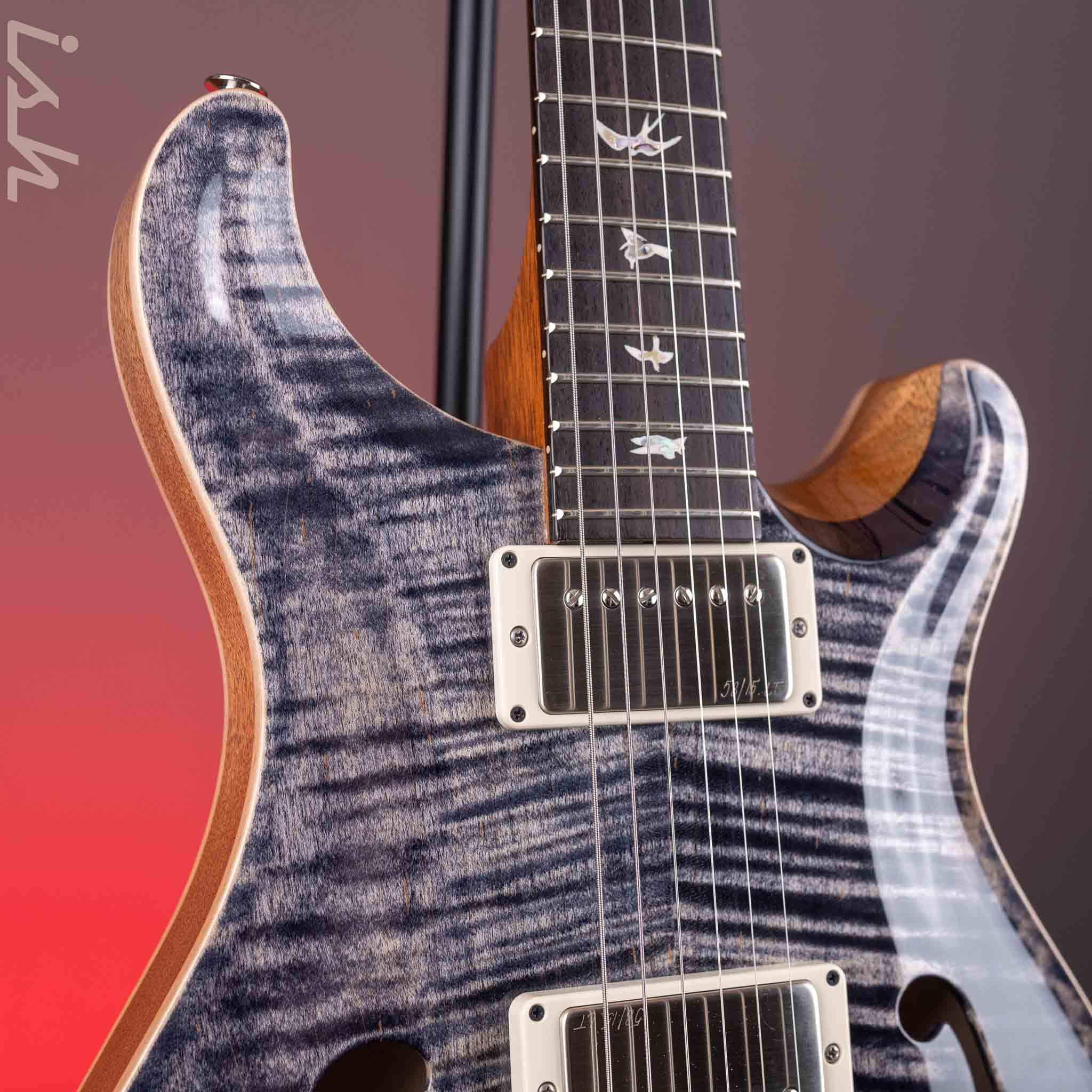 PRS Hollowbody II Piezo Electric Guitar Charcoal - Image 4