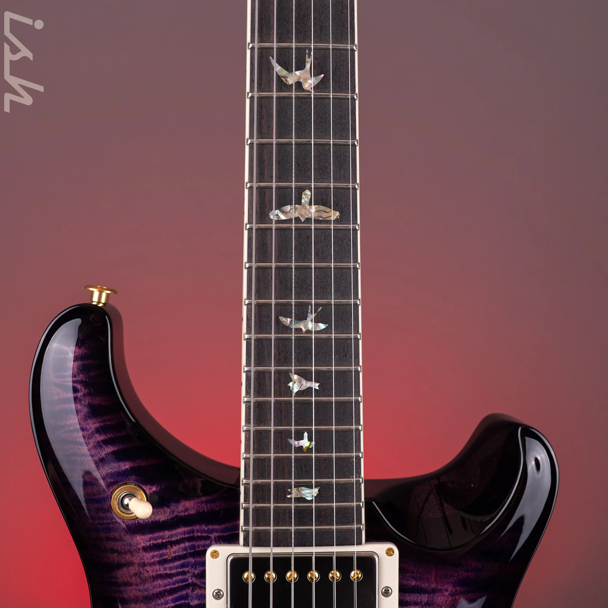 PRS McCarty 594 10-Top Sprayer's Choice Purple Hollowflake Back/Neck - Image 6