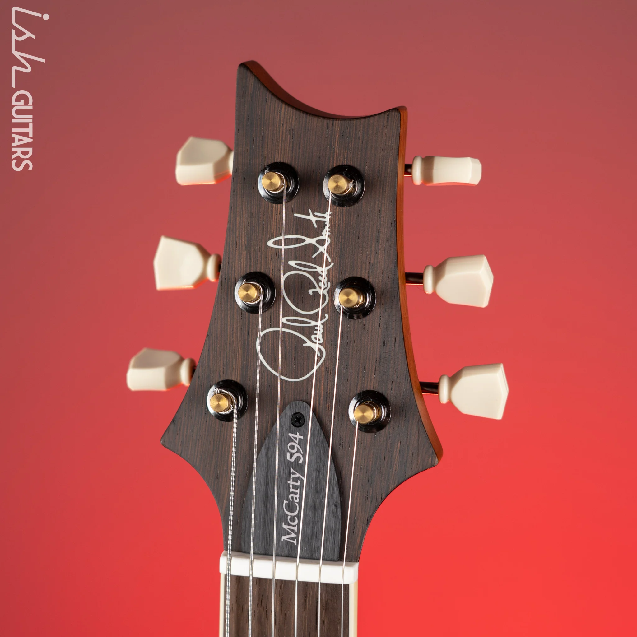 PRS McCarty 594 Singlecut Wood Library Brazilian Rosewood Fretboard Black Satin - Image 5