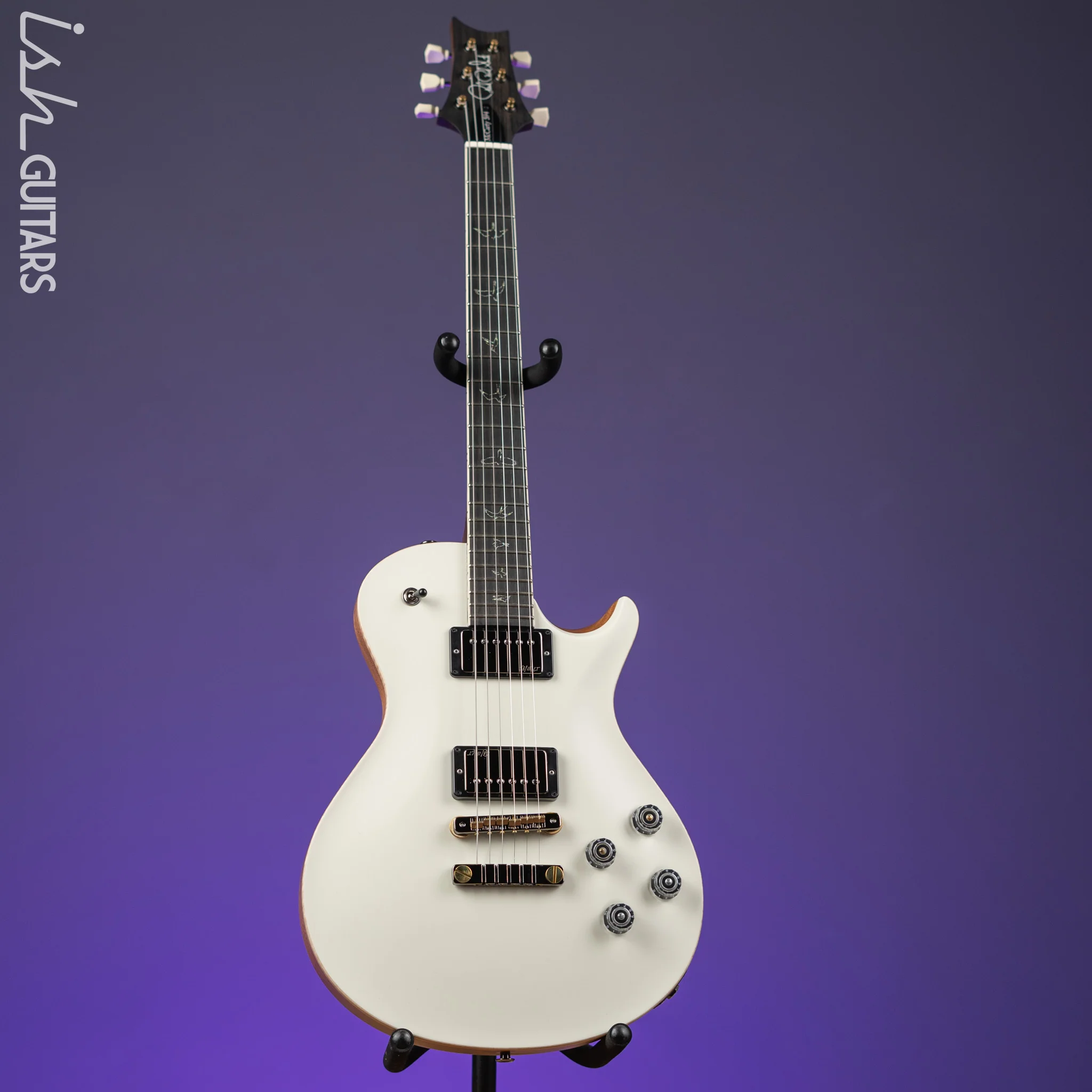 PRS McCarty 594 Singlecut Wood Library East Indian Rosewood Antique White Satin - Image 2