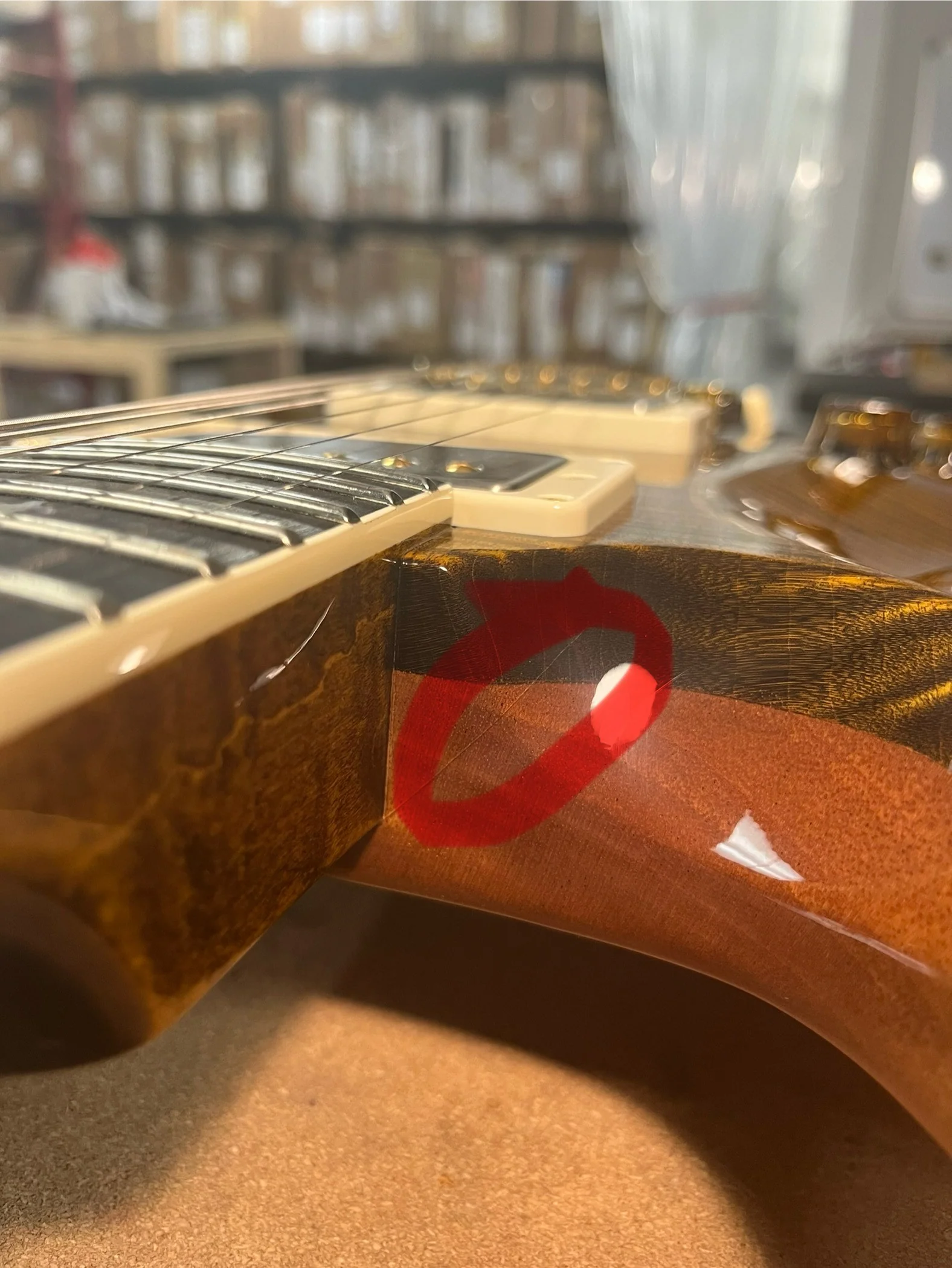 PRS McCarty Lefty Wood Library Yellow Tiger Artist Flame Maple Demo - Image 14