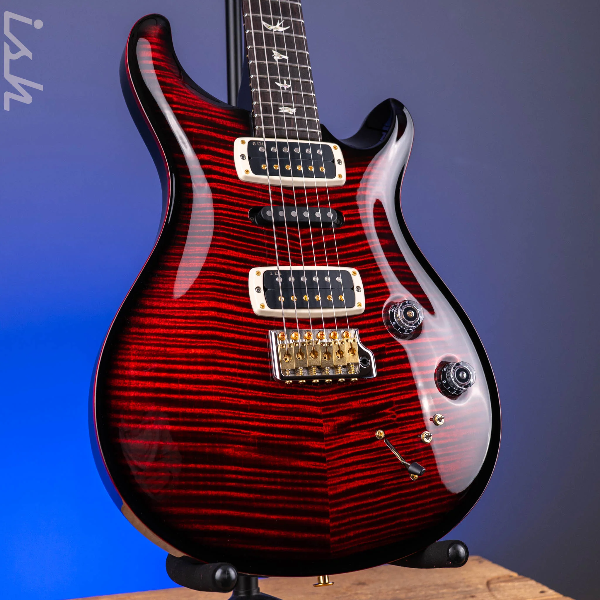 PRS Modern Eagle 10-Top Fire Smokeburst