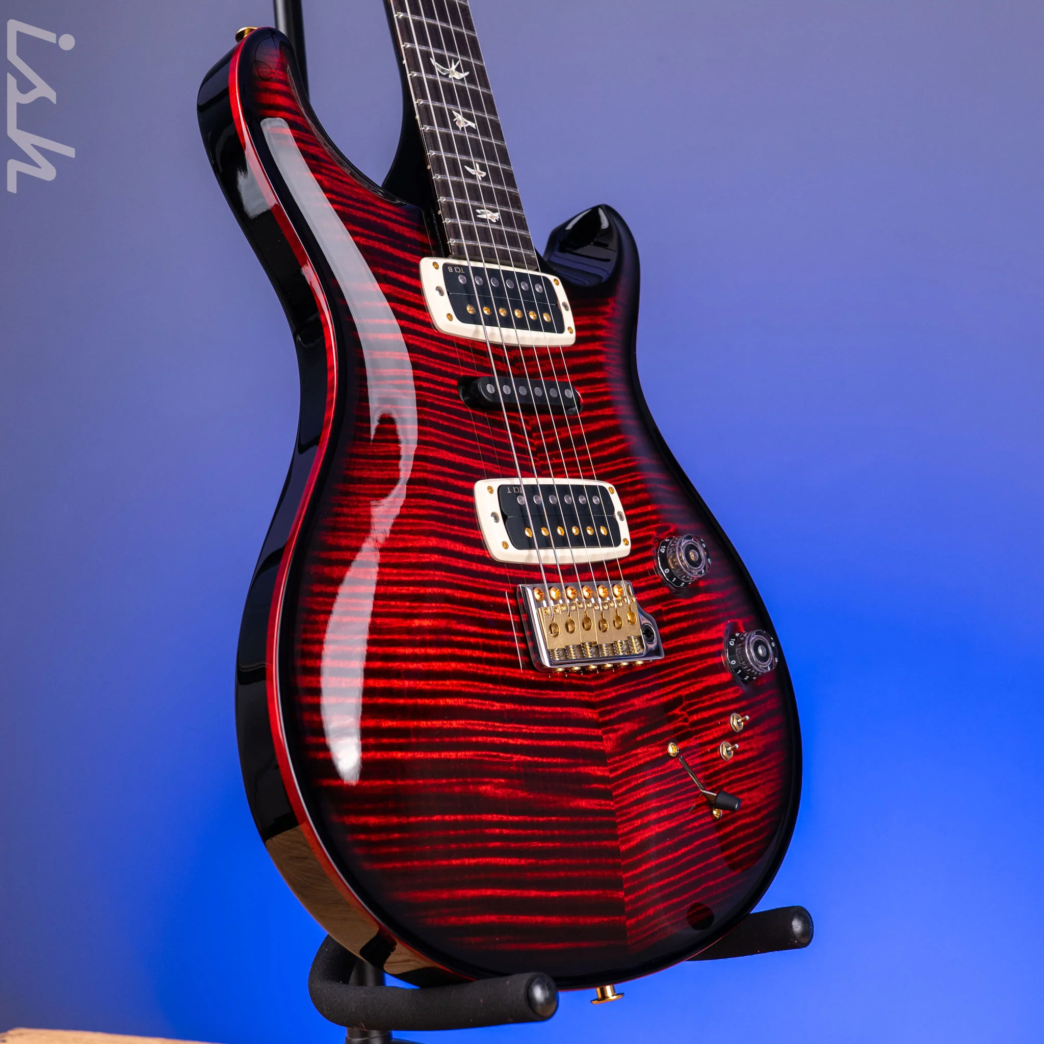 PRS Modern Eagle 10-Top Fire Smokeburst - Image 3