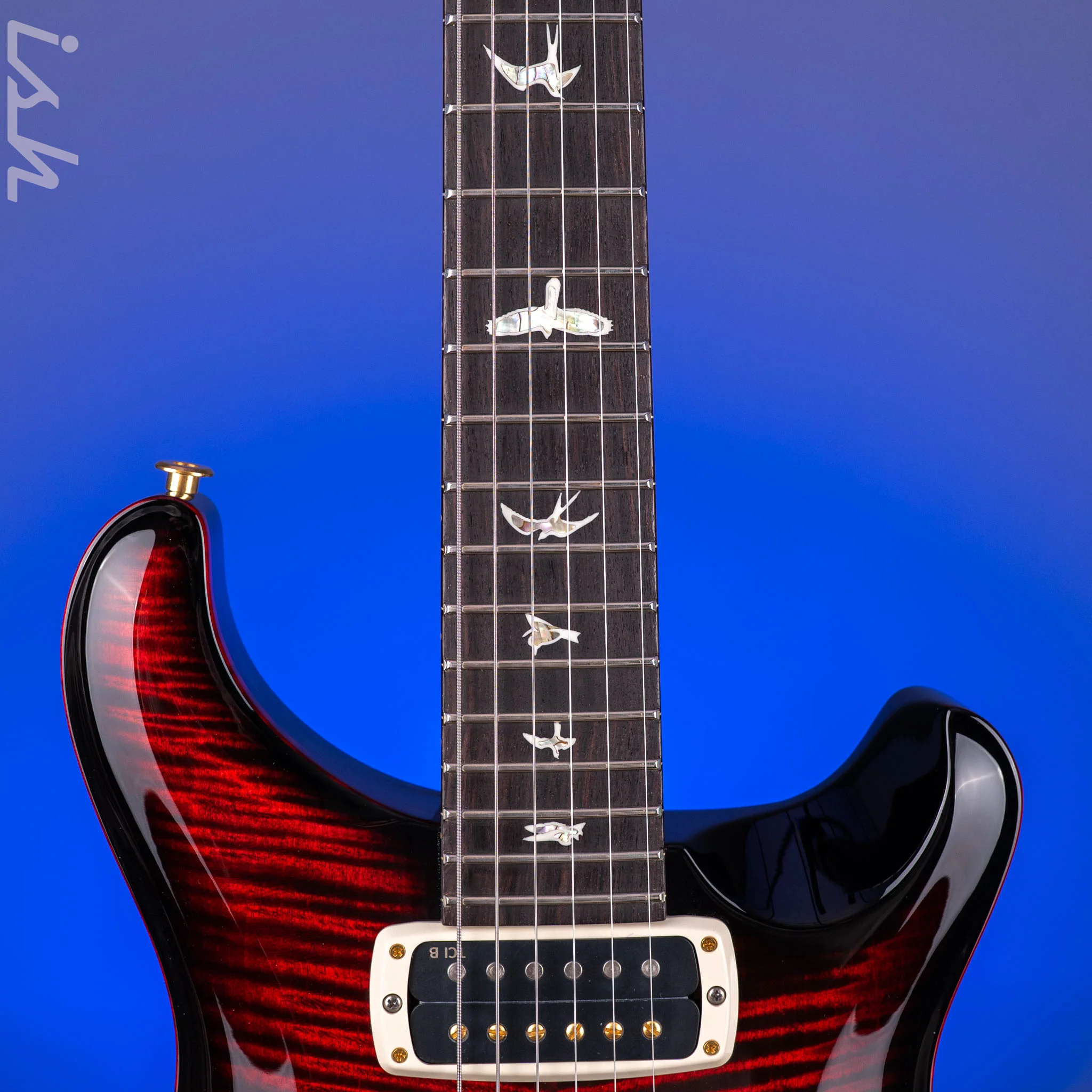 PRS Modern Eagle 10-Top Fire Smokeburst - Image 6