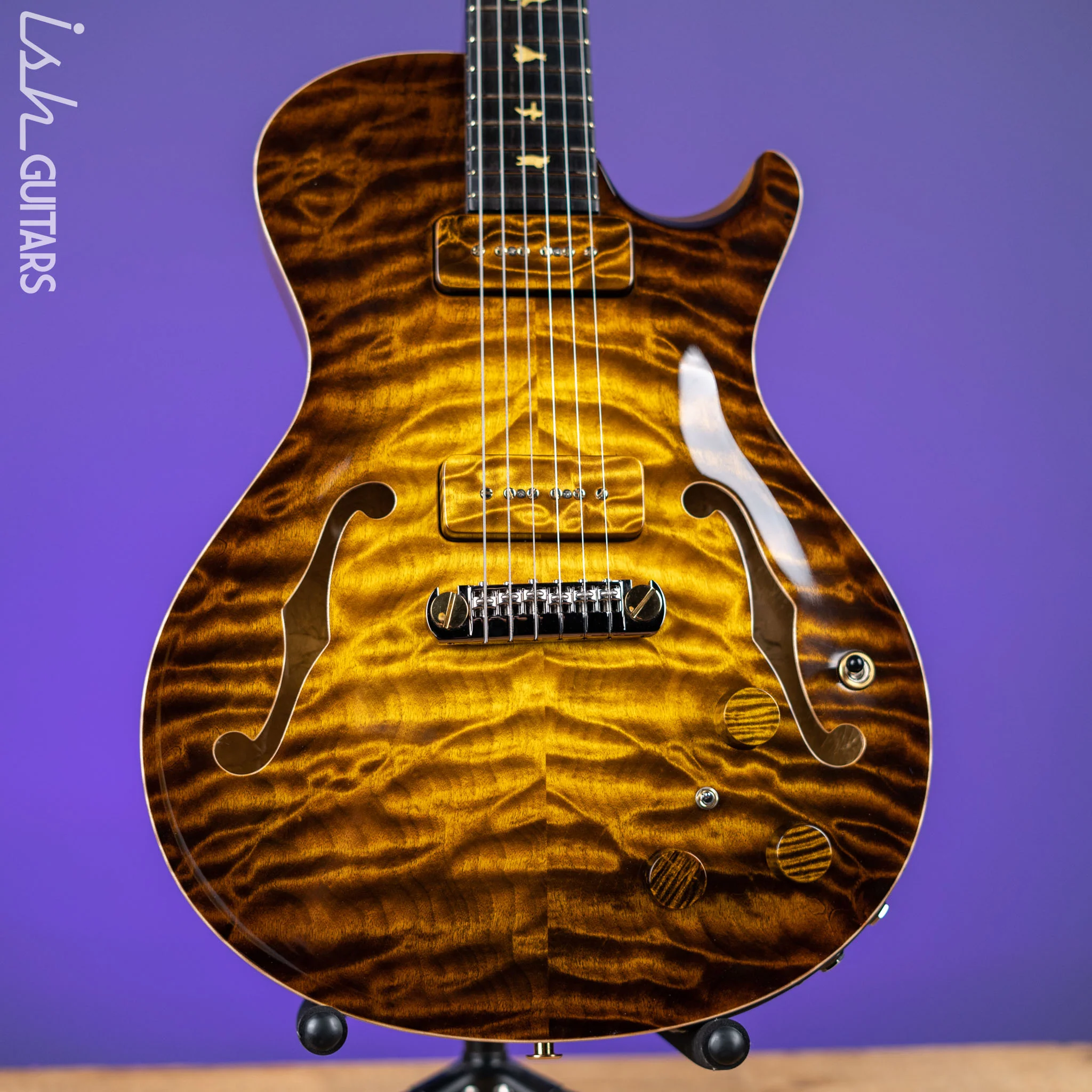 PRS Private Stock #8371 Hollowbody II Piezo Dirty Blonde Glow