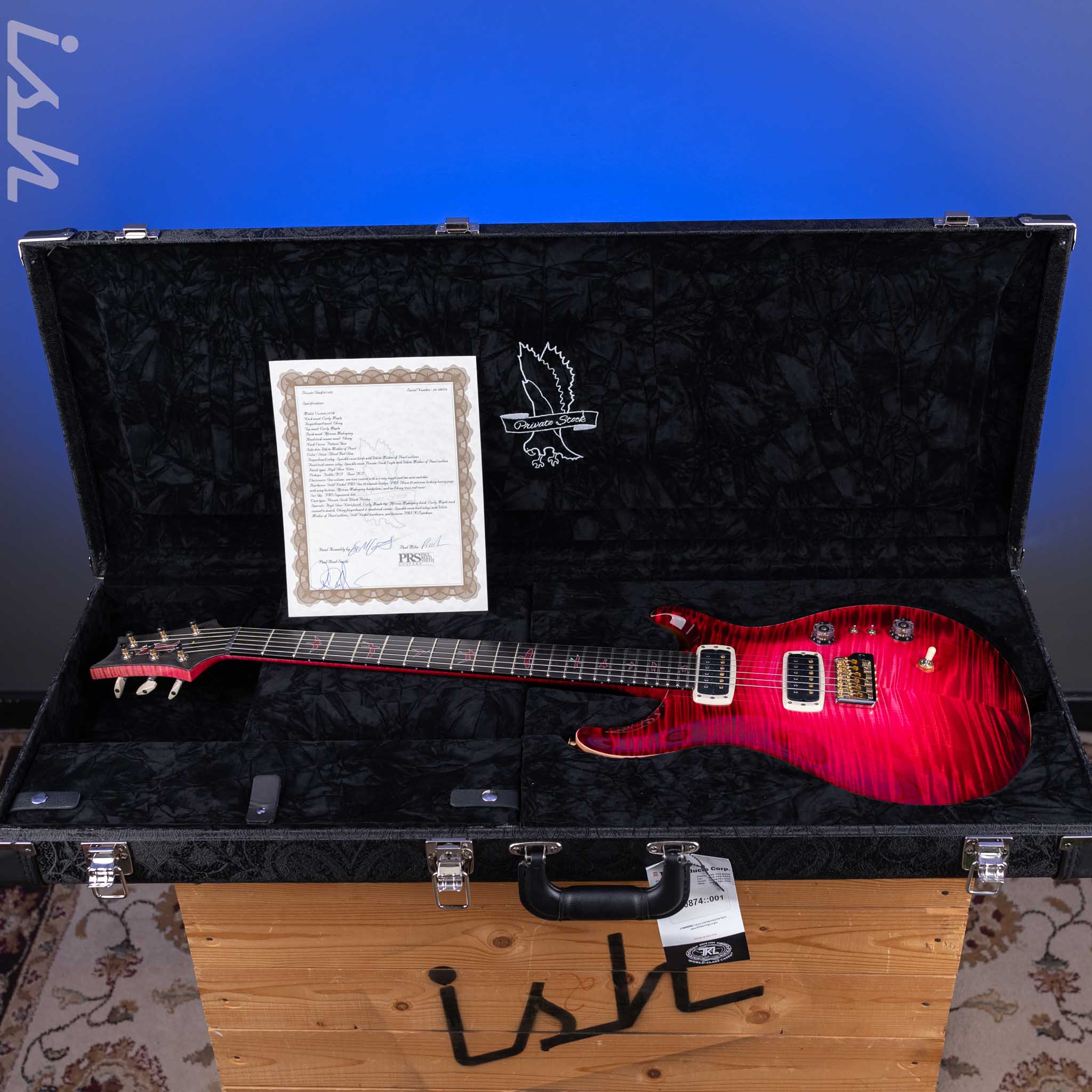 PRS Private Stock Custom 24-08 Blood Red Glow - Image 12