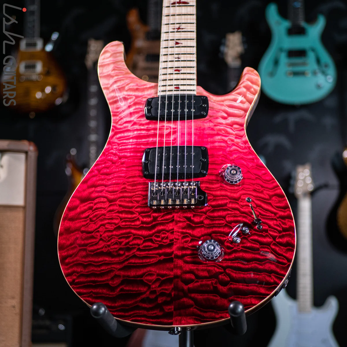 PRS Private Stock Custom 24 408 Graveyard Red Fade