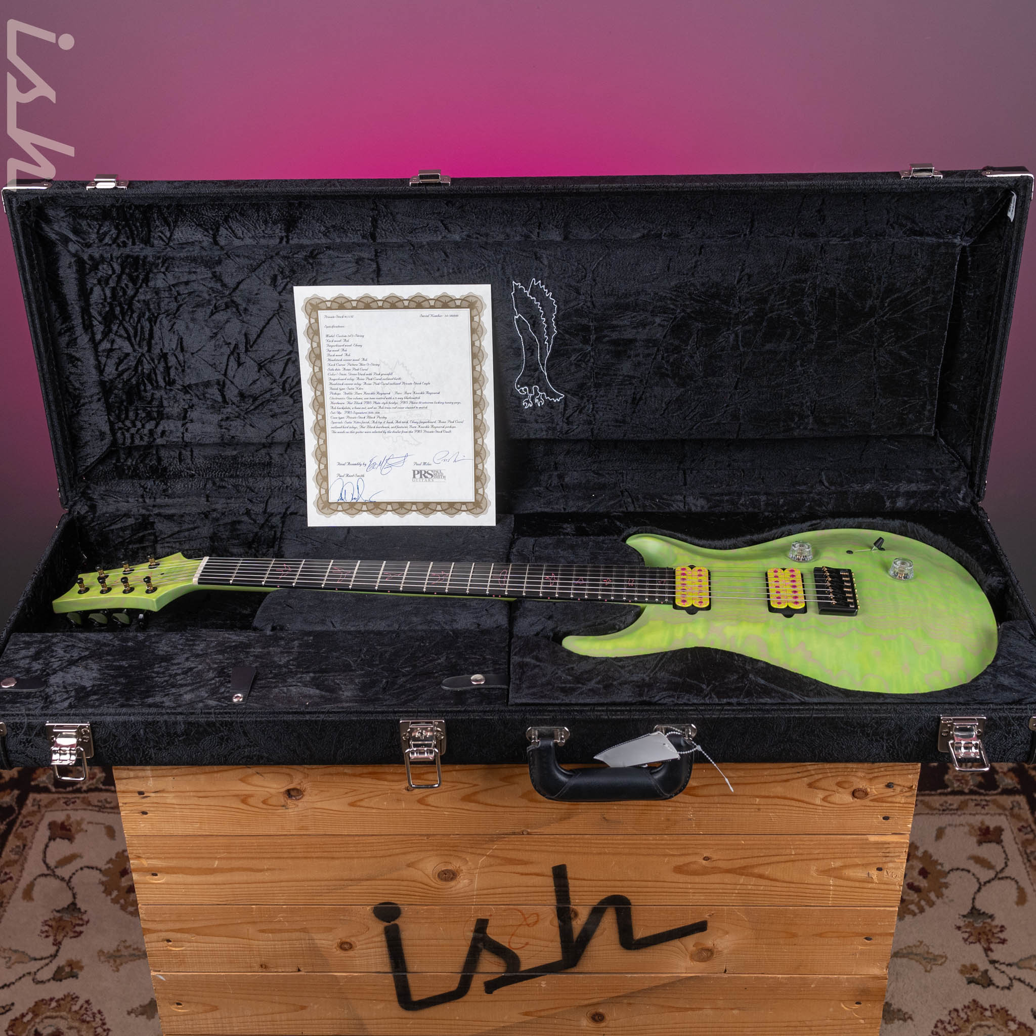 PRS Private Stock Custom 24 7-String Swamp Ash & Bare Knuckle Pickups - Image 13