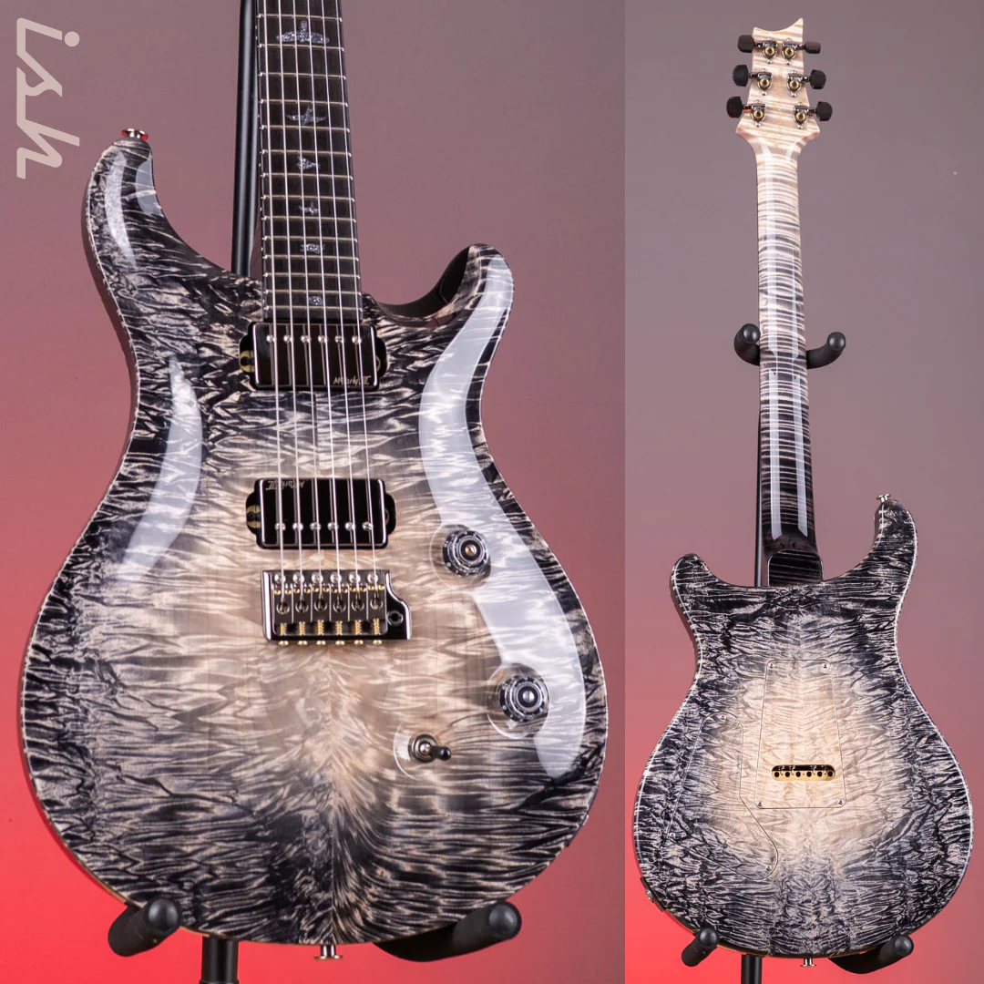 PRS Private Stock Custom 24 Curly Silver Maple Frostbite Glow