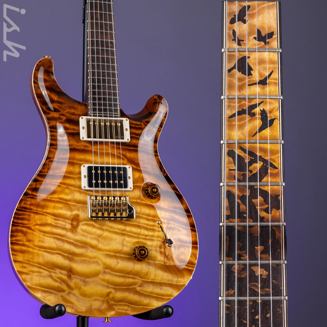 PRS Private Stock Custom 24 One-Piece Top Sandstorm Dragon's Breath
