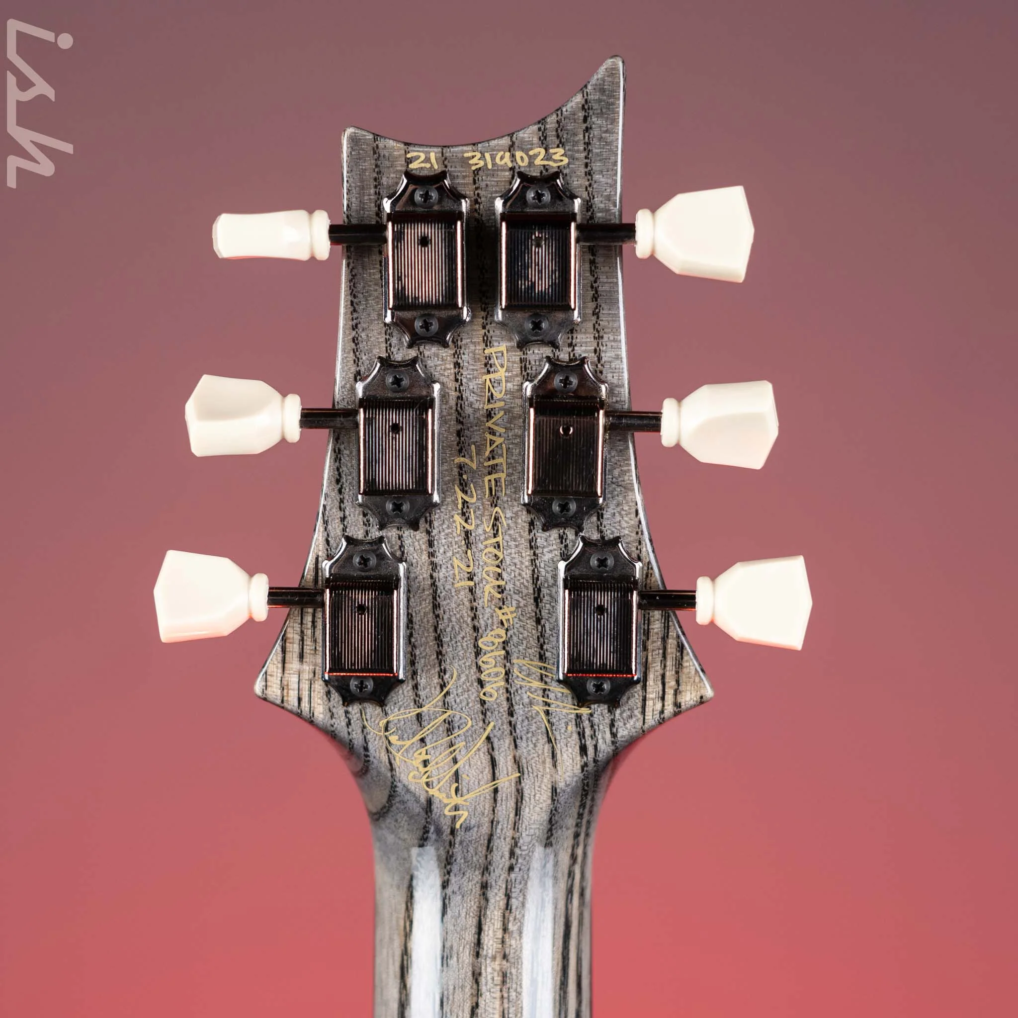 2021 PRS Private Stock Hollowbody II Piezo 24 Fret Swamp Ash Grey Wash - Image 10