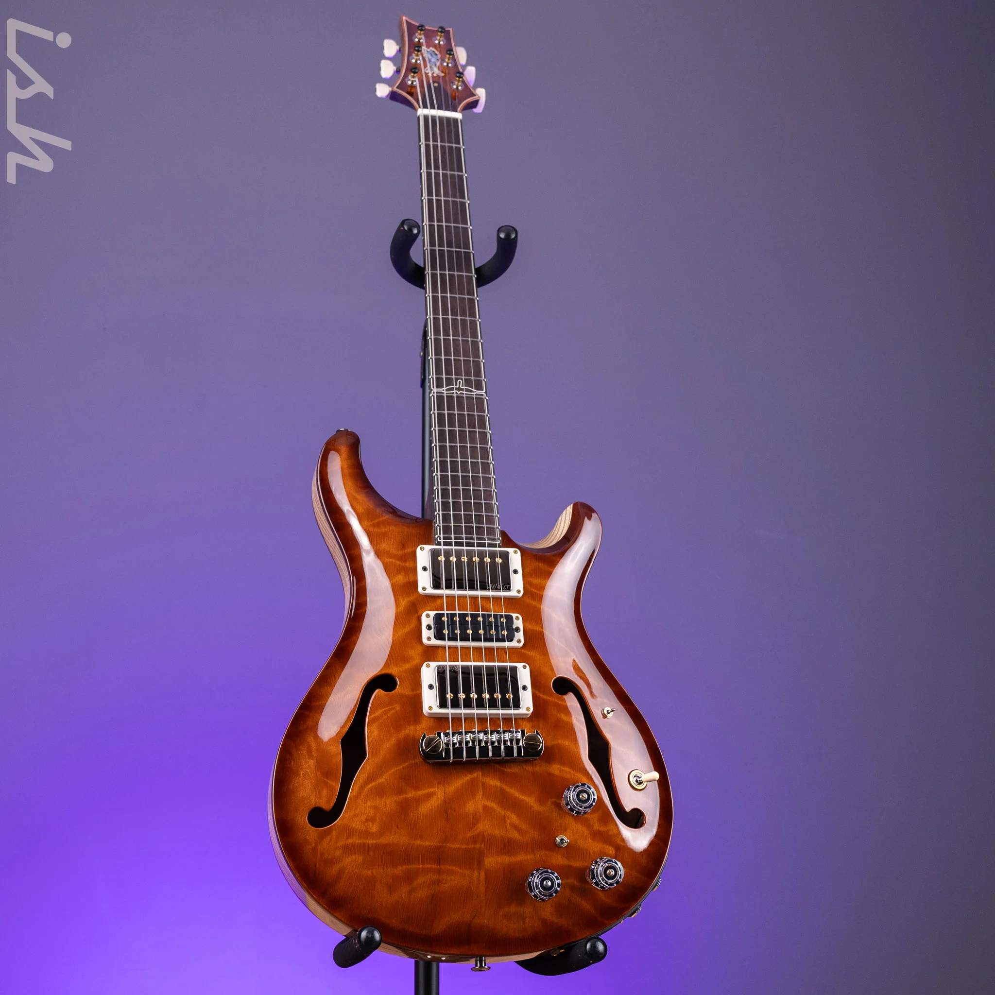 PRS Private Stock Hollowbody II Piezo Redwood & Brazilian Rosewood - Image 2