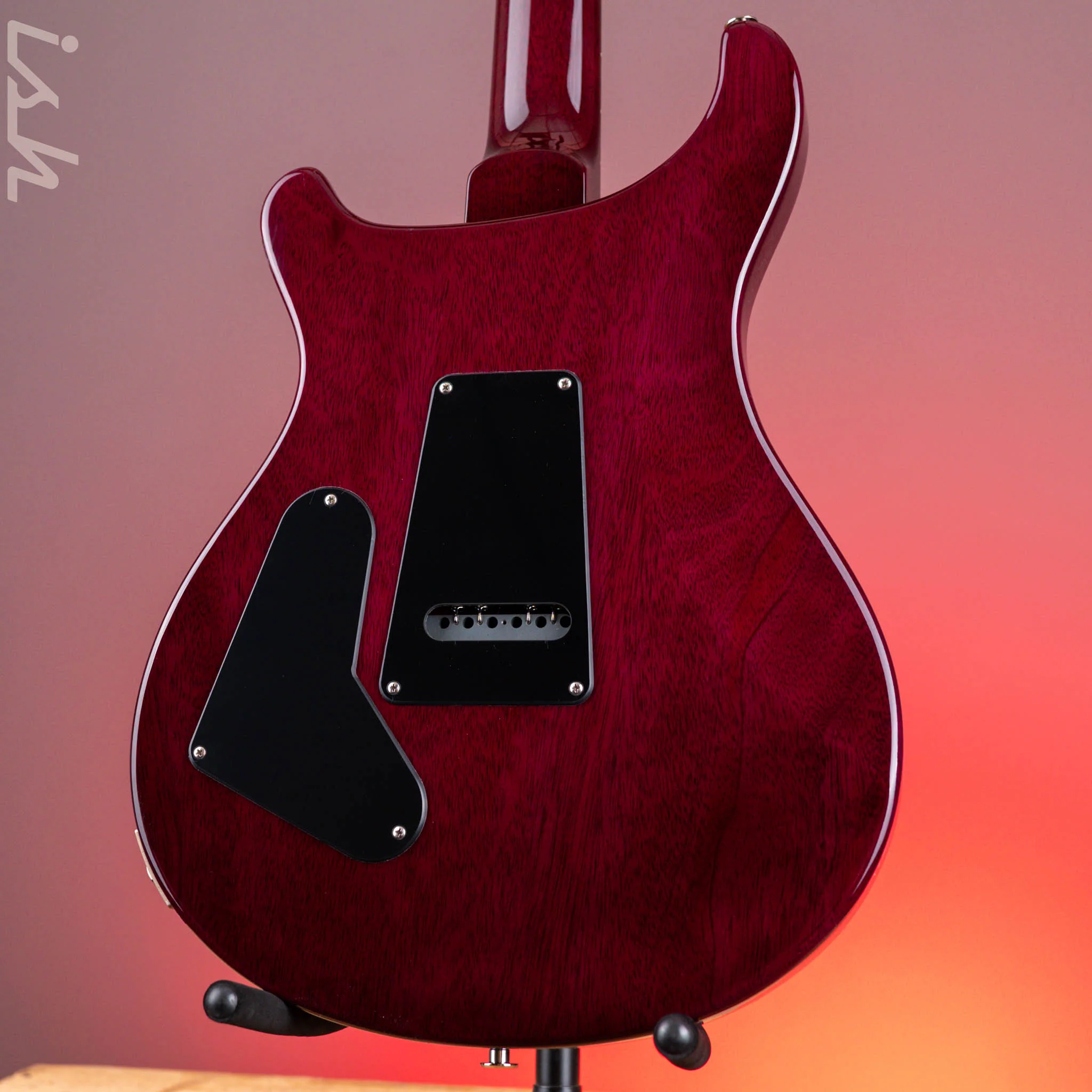 PRS S2 Custom 24-08 Electric Guitar Faded Grey Black Purple Burst - Image 7