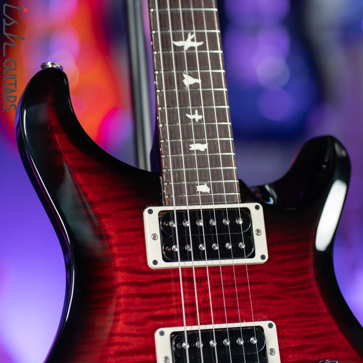 PRS S2 Custom 24 35th Anniversary Scarlet Red Smokewrap - Image 5