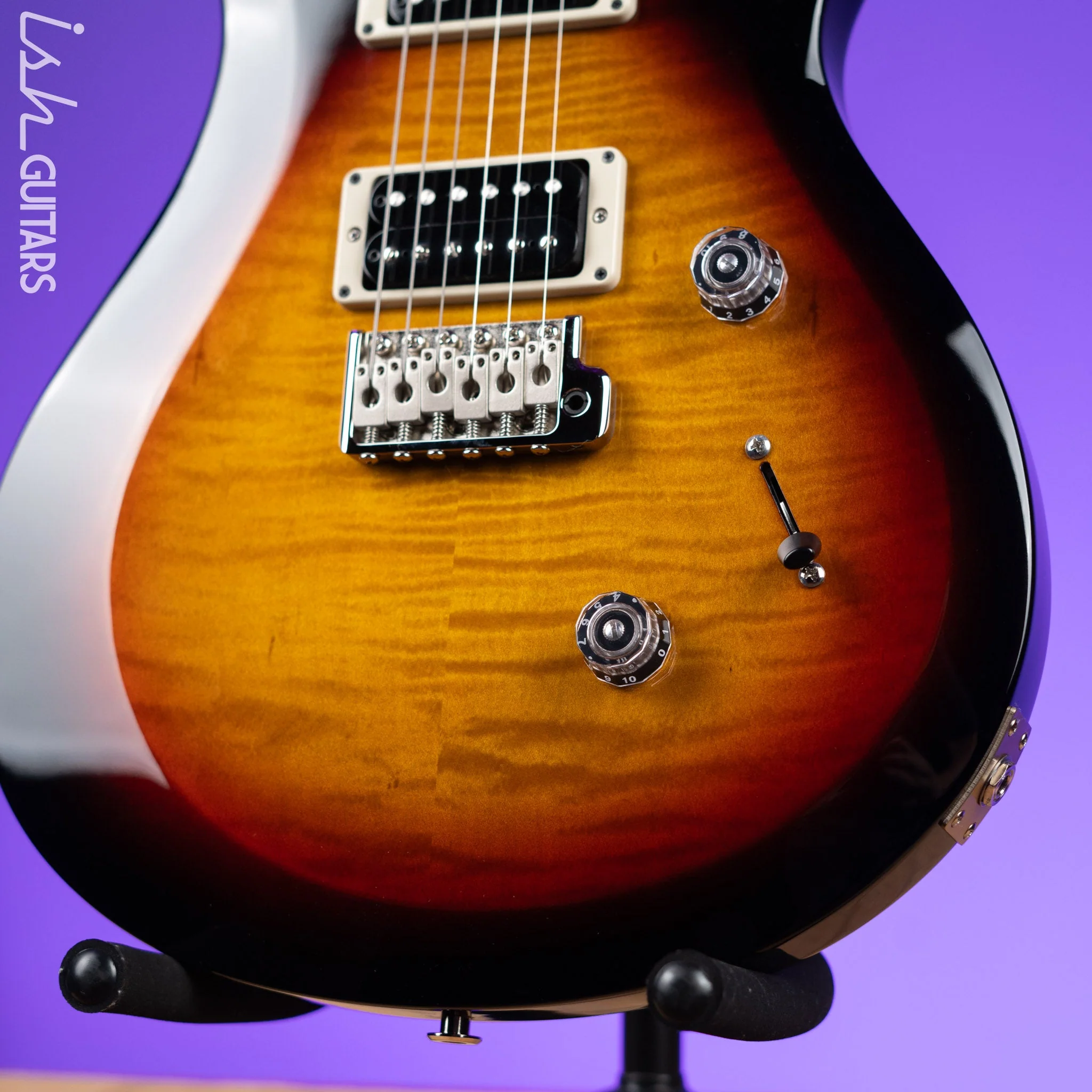 PRS S2 Custom 24 Electric Guitar Tri-Color Wrap Burst - Image 4