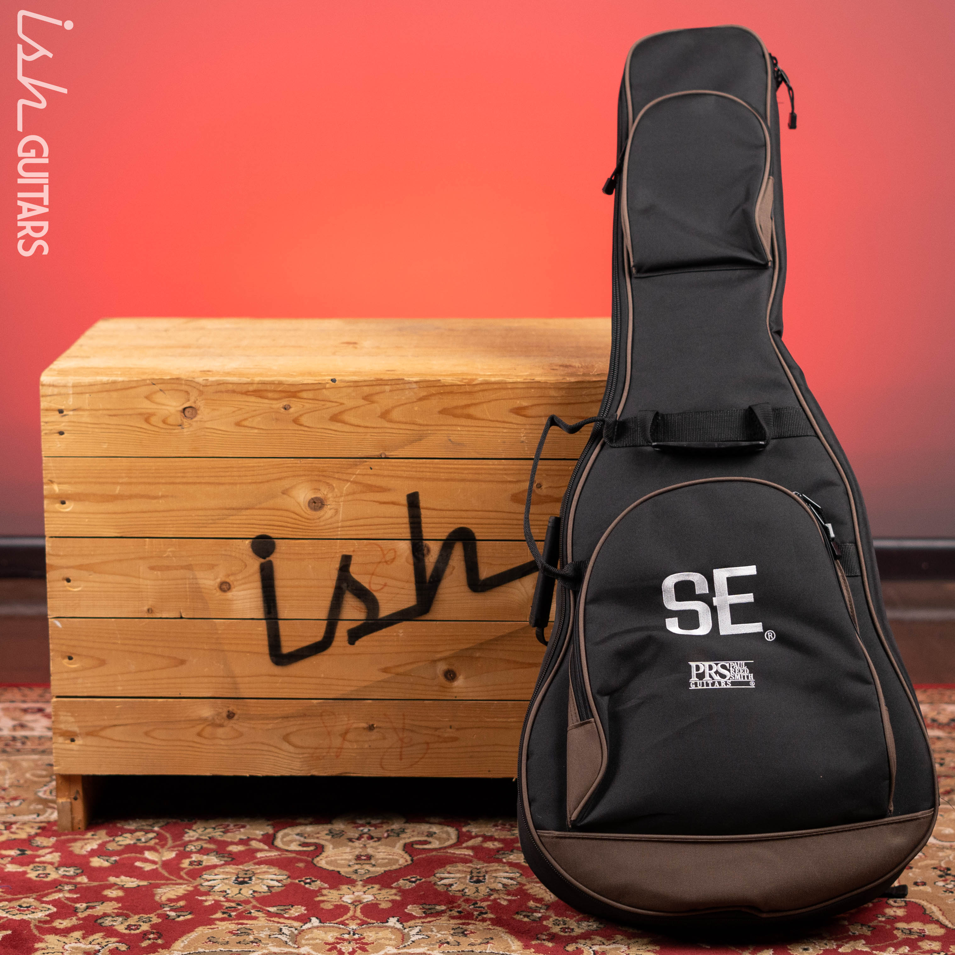 PRS SE A20E Angelus Gloss Black Top Acoustic Guitar - Image 13