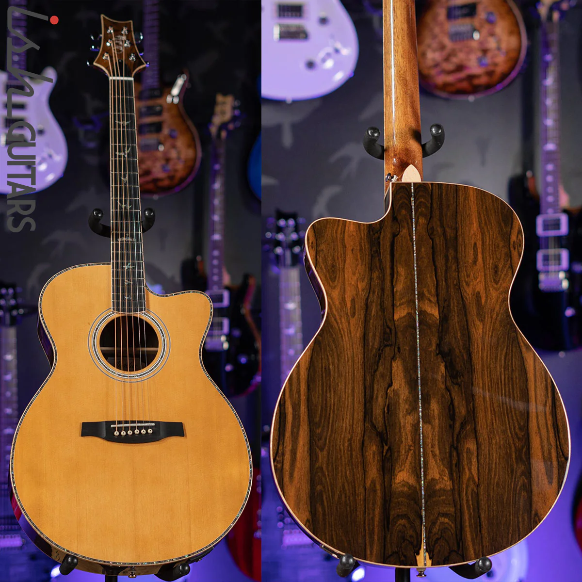 PRS SE A60E Angelus Acoustic Electric Guitar Ziricote