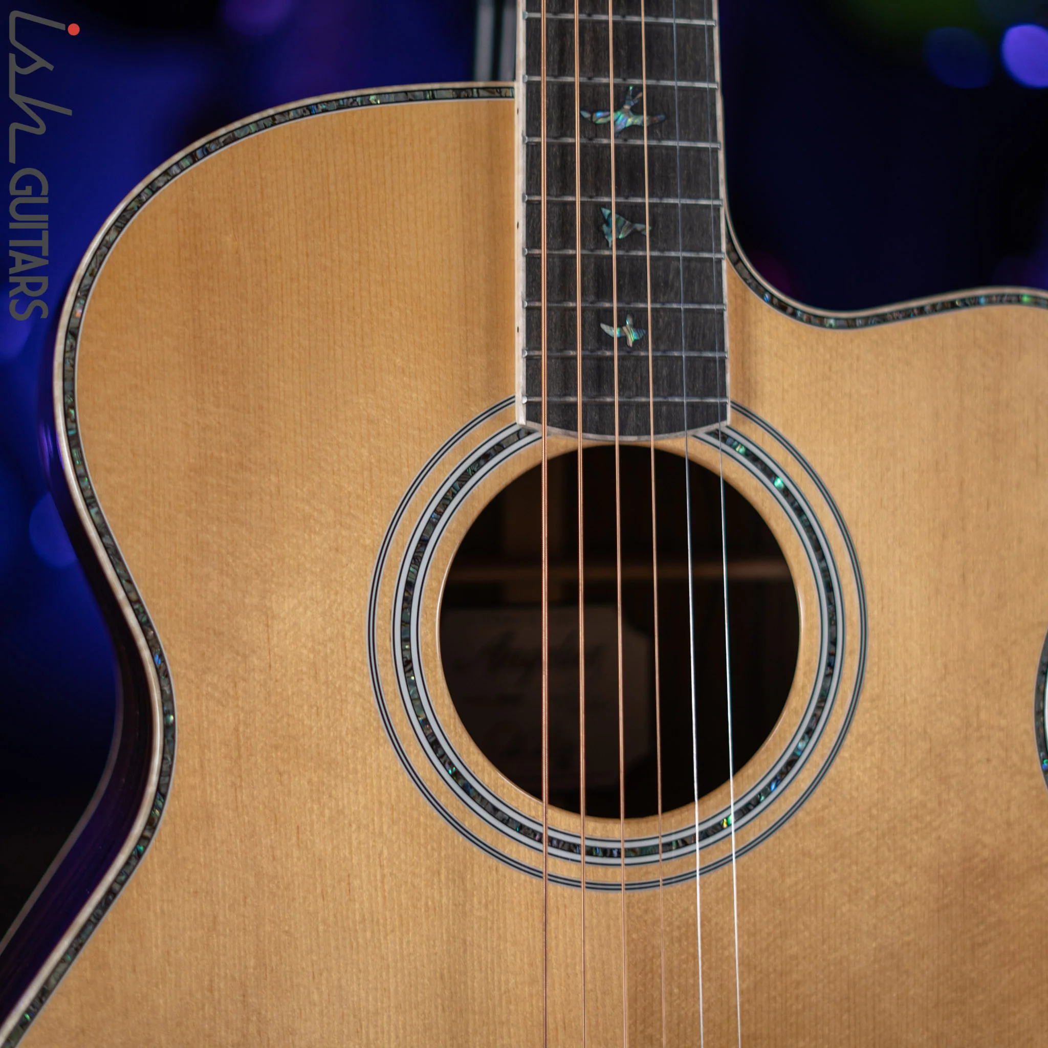 PRS SE A60E Angelus Acoustic Electric Guitar Ziricote - Image 4